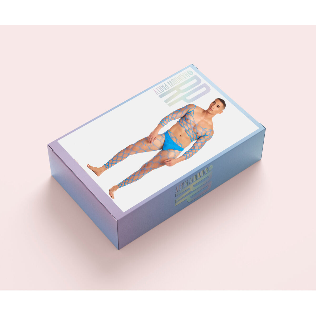Set di Lingerie Rainbow Party Azzurro S/M