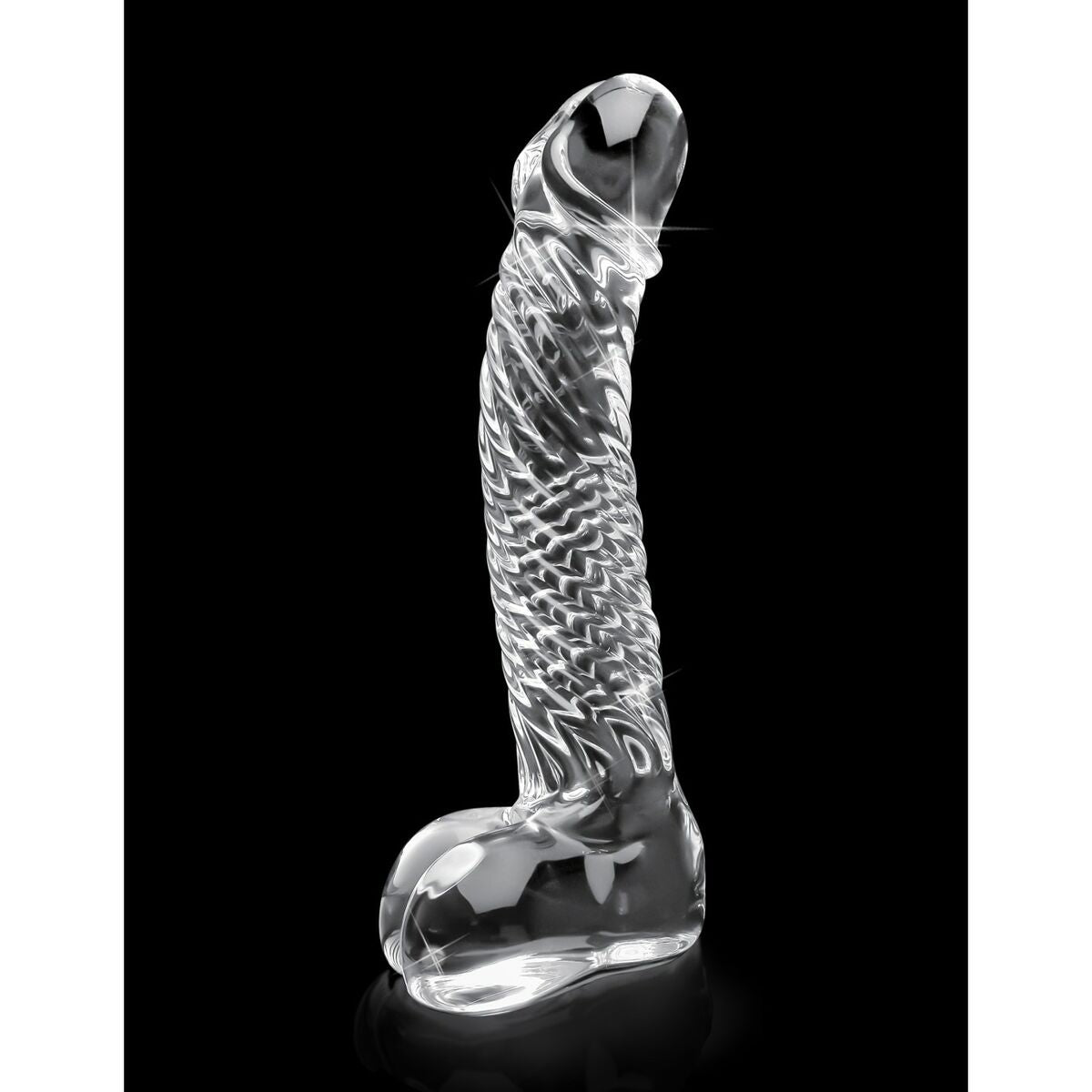 Dildo Realistico Pipedream Vetro Trasparente