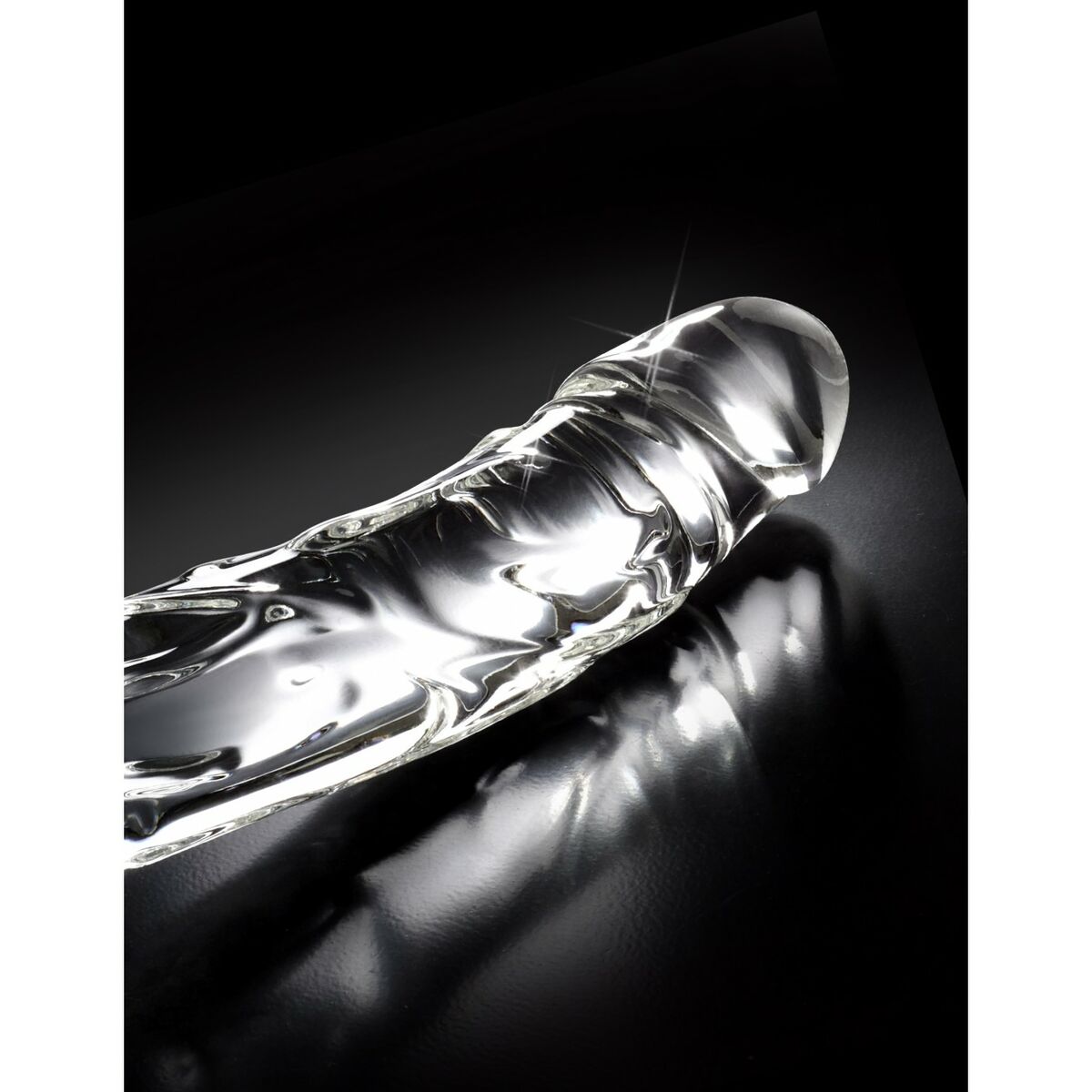 Dildo Realistico Pipedream Vetro Trasparente