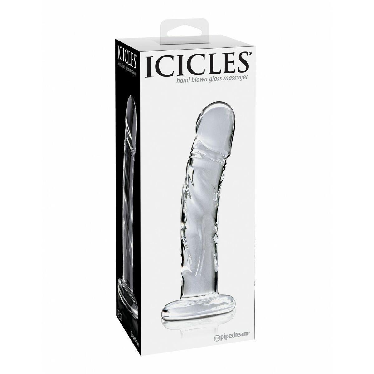 Dildo Realistico Pipedream Vetro Trasparente