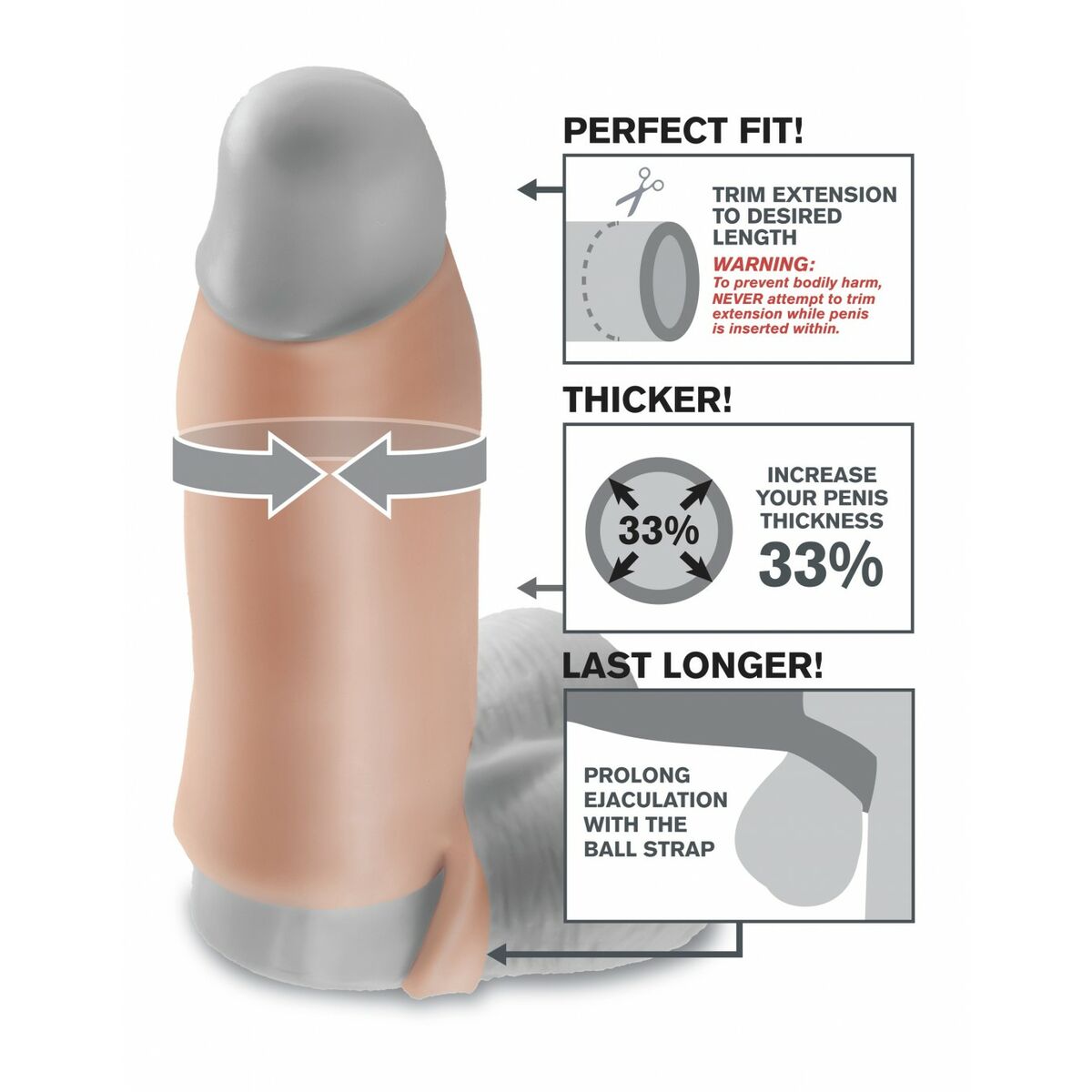 Cover per pene Pipedream Naturale