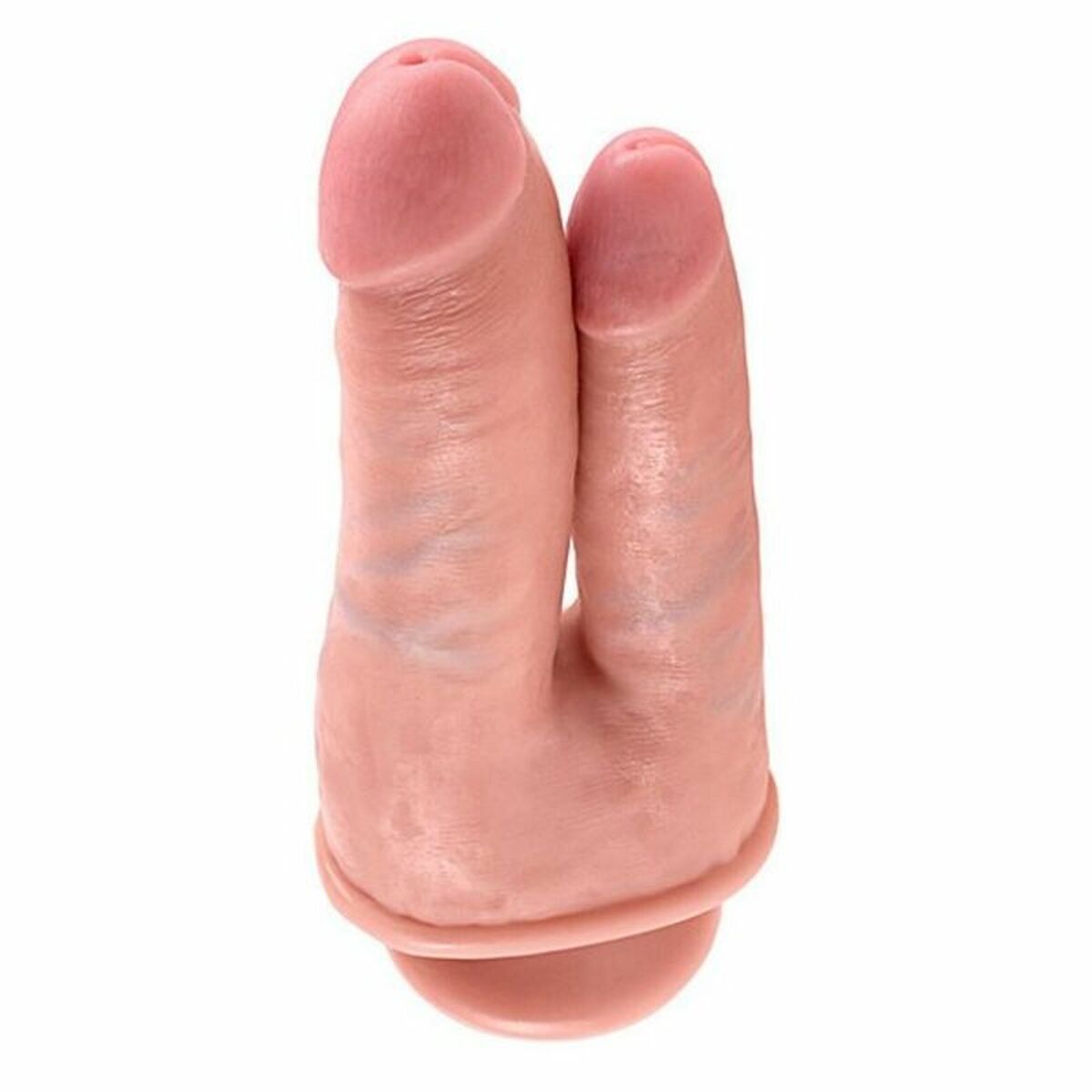 Masturbatore Doppia Penetrazione King Cock 12535 Naturale
