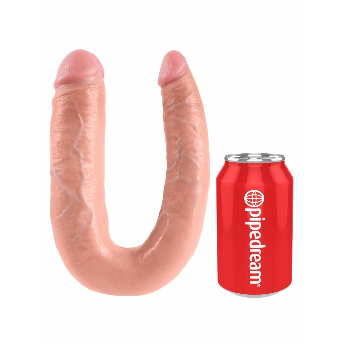 Masturbatore Doppia Penetrazione Pipedream - King Cock Naturale