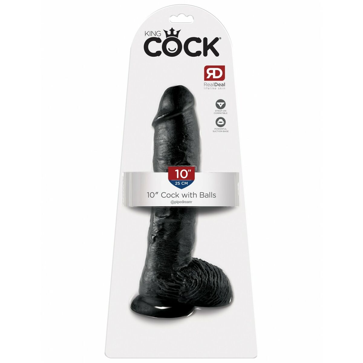 Dildo Realistico Pipedream - King Cock Nero