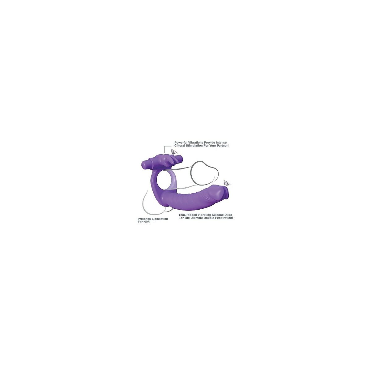 Vibratore per il Punto-G Pipedream Viola