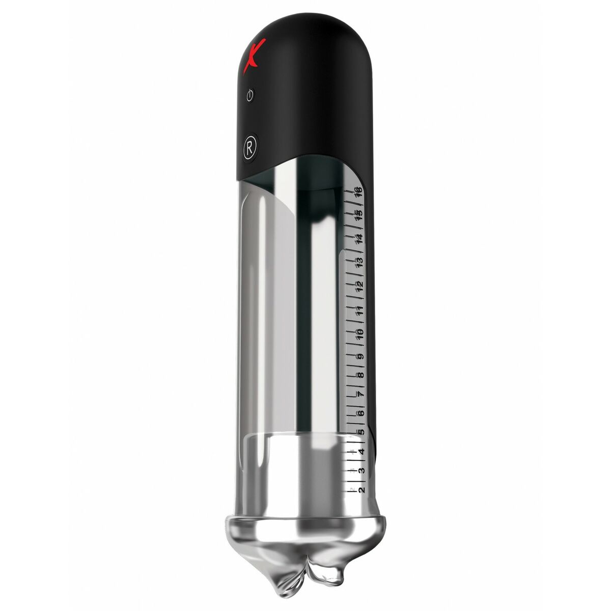 Pompa per Pene Pipedream Nero Trasparente