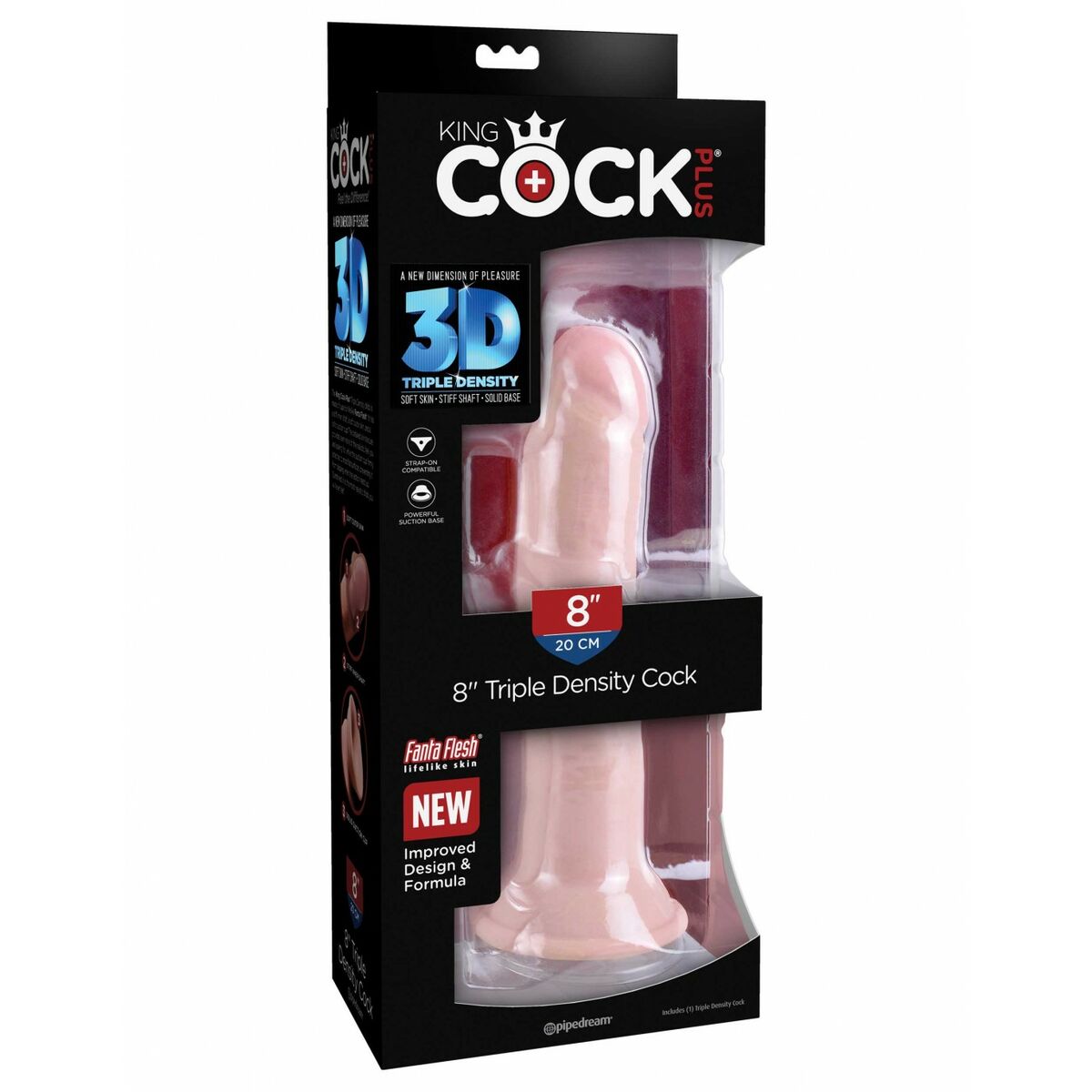 Dildo Realistico Pipedream - King Cock Naturale