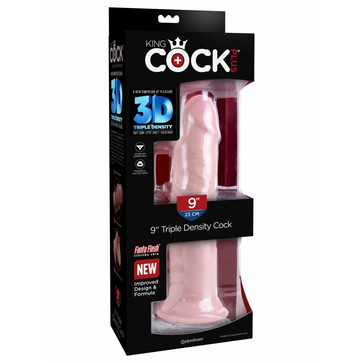 Dildo Realistico Pipedream - King Cock Naturale
