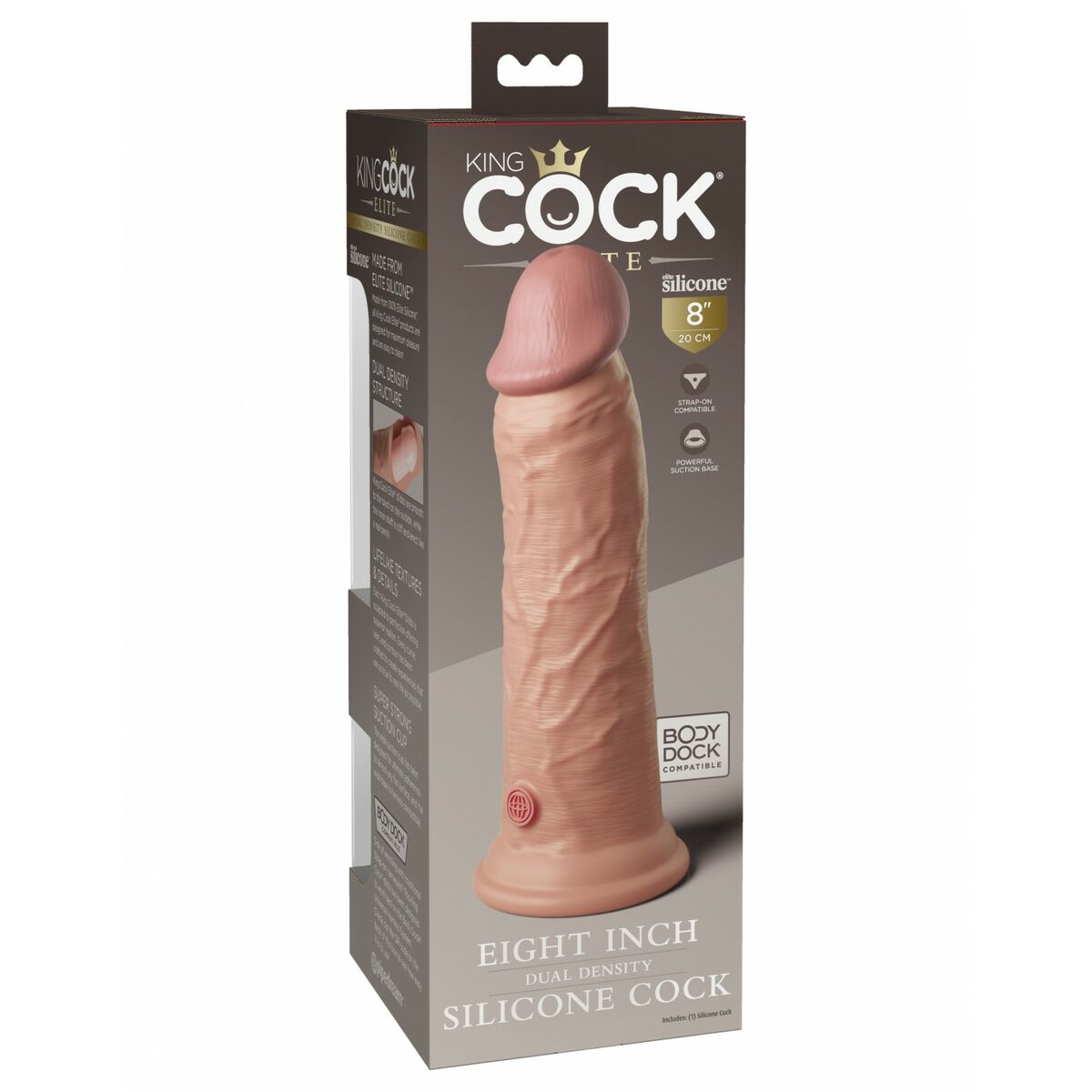 Dildo Realistico Pipedream - King Cock Silicone Naturale