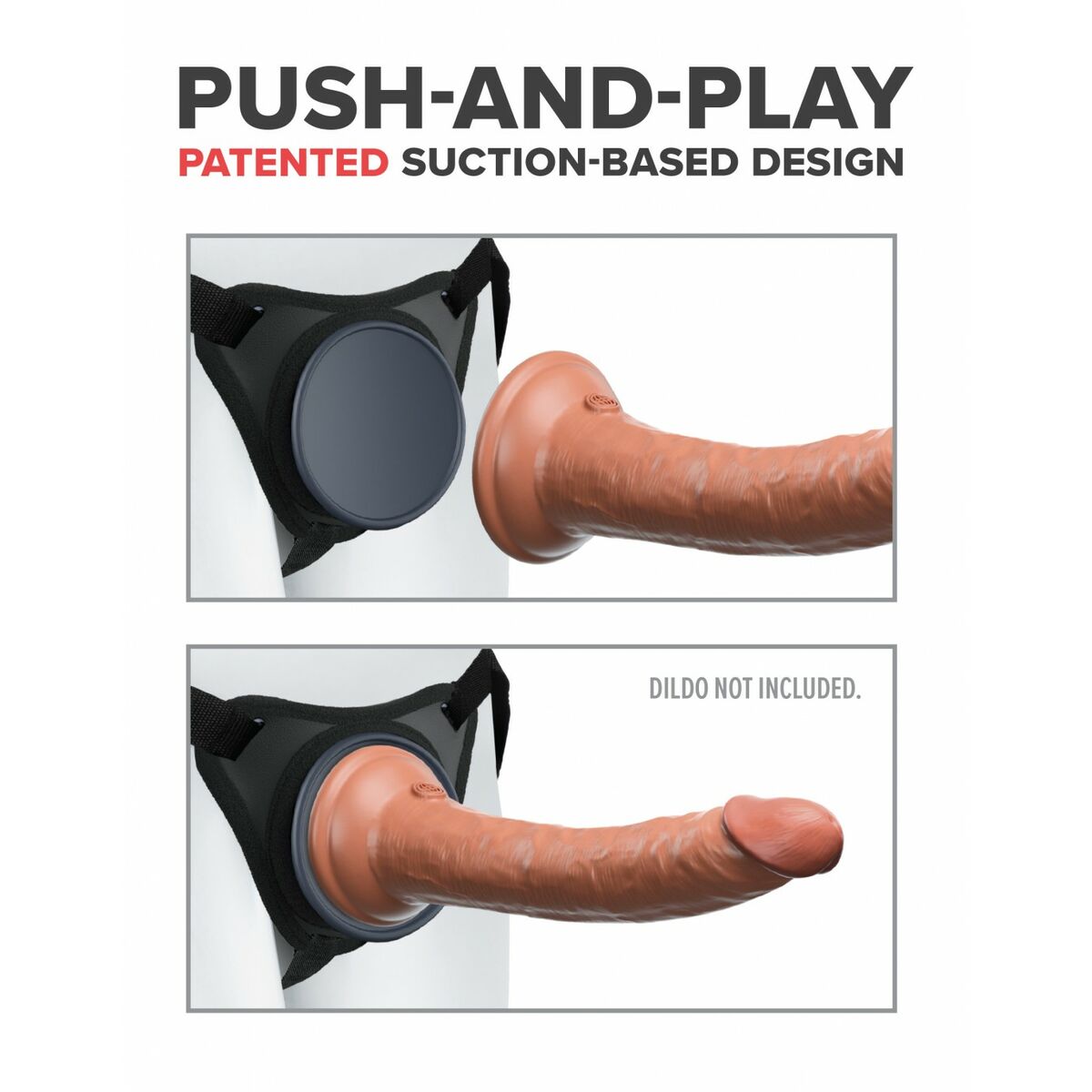 Imbracatura per dildo Pipedream Nero