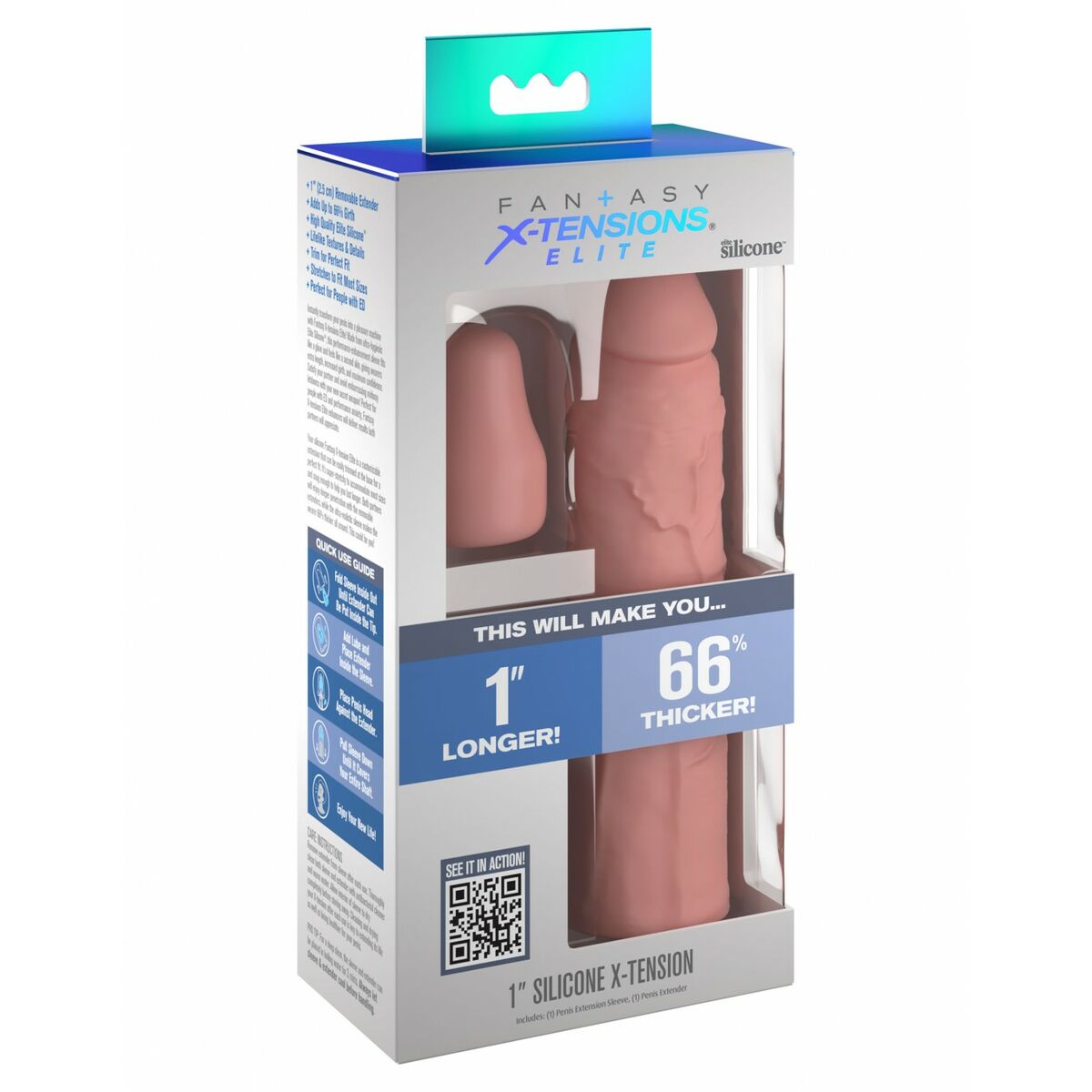 Cover per pene Pipedream 7 Naturale