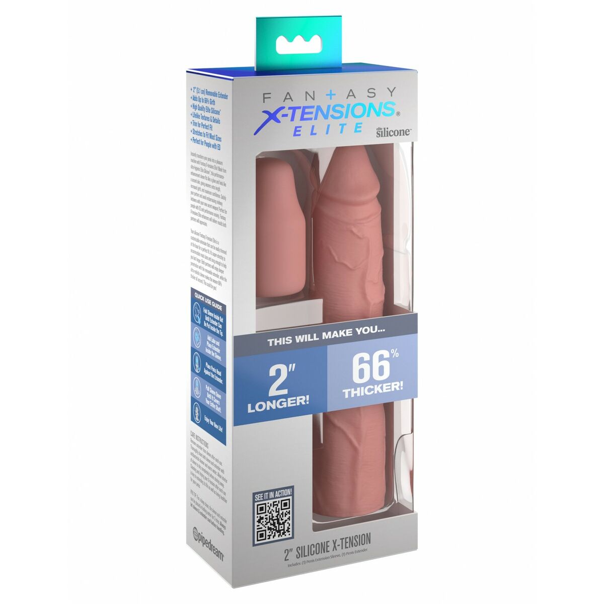 Cover per pene Pipedream 8 Naturale
