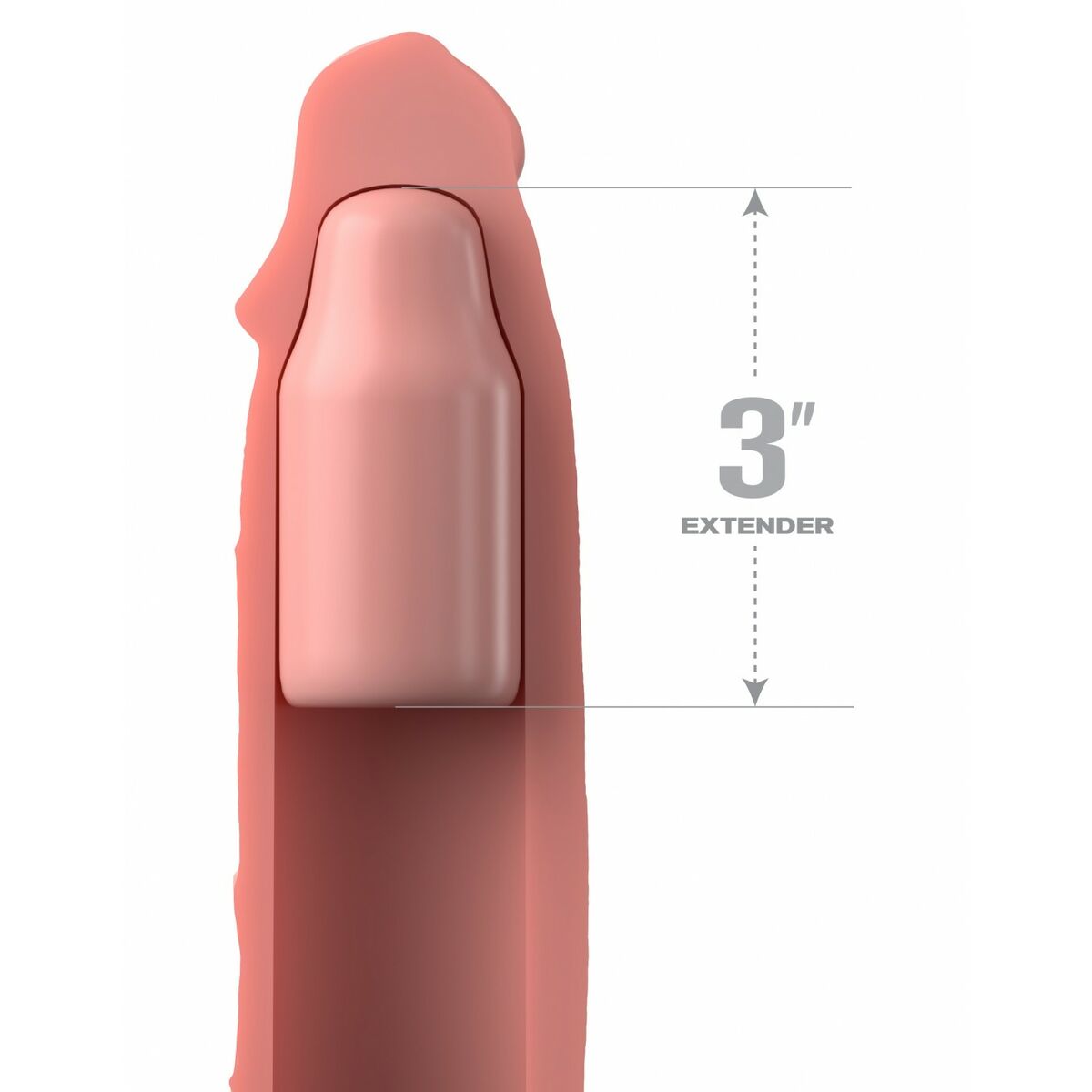 Cover per pene Pipedream 9 Naturale