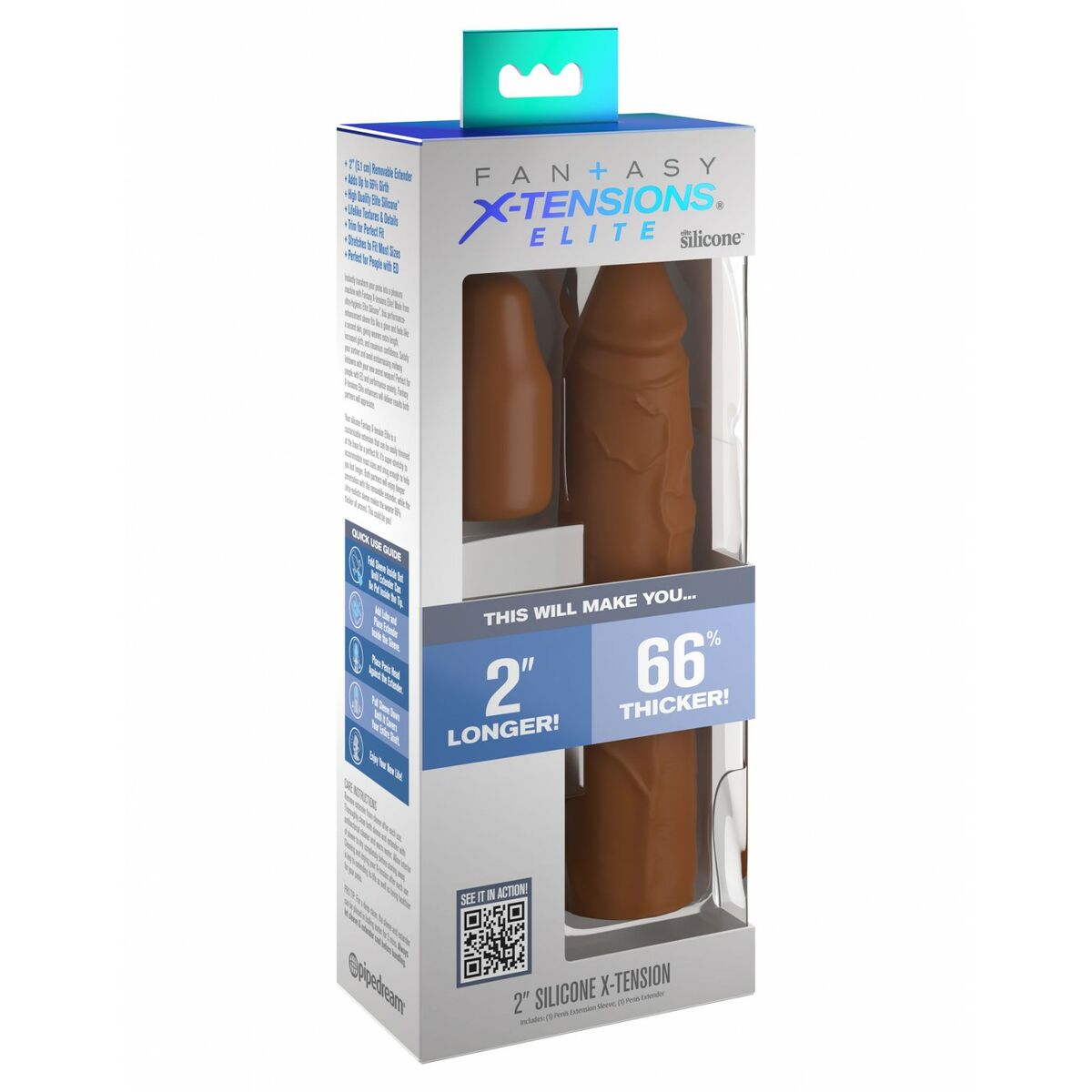 Cover per pene Pipedream 8 Naturale