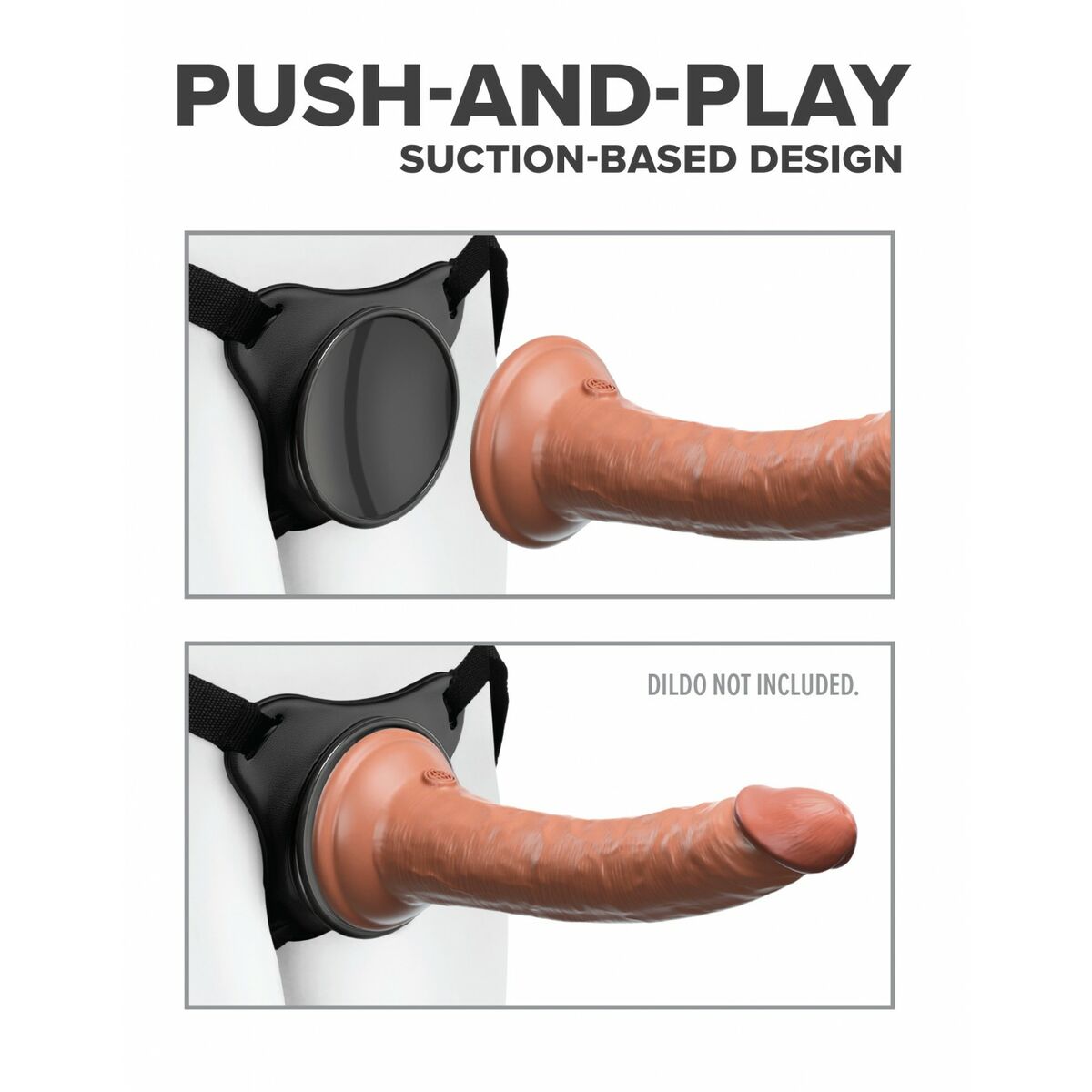 Imbracatura per dildo Pipedream Nero