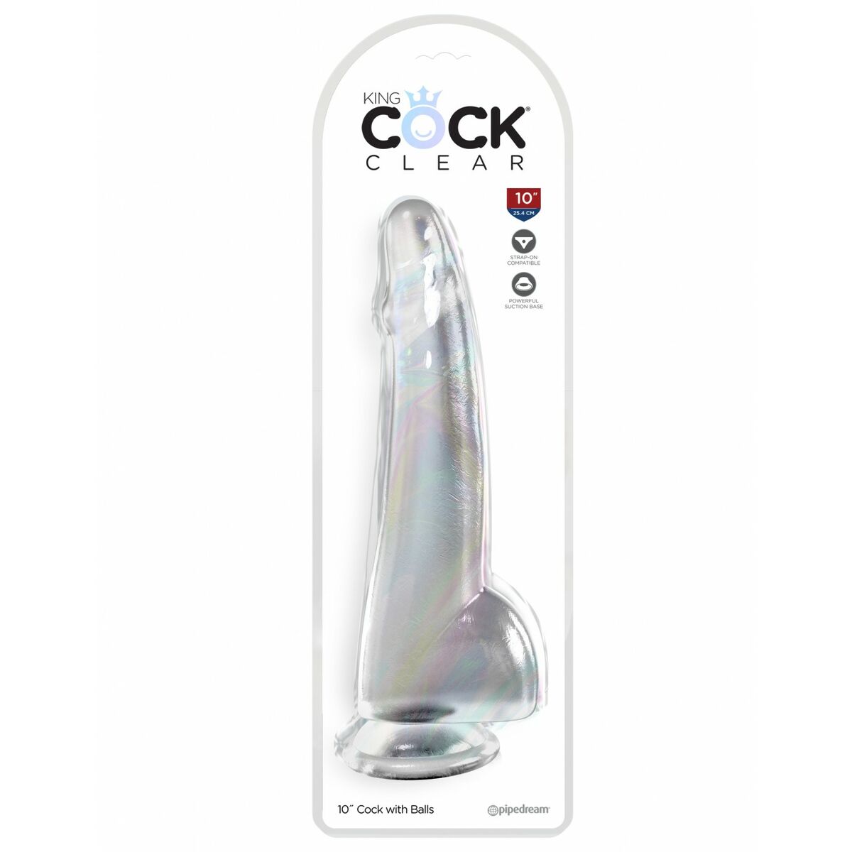 Dildo Realistico Pipedream Trasparente