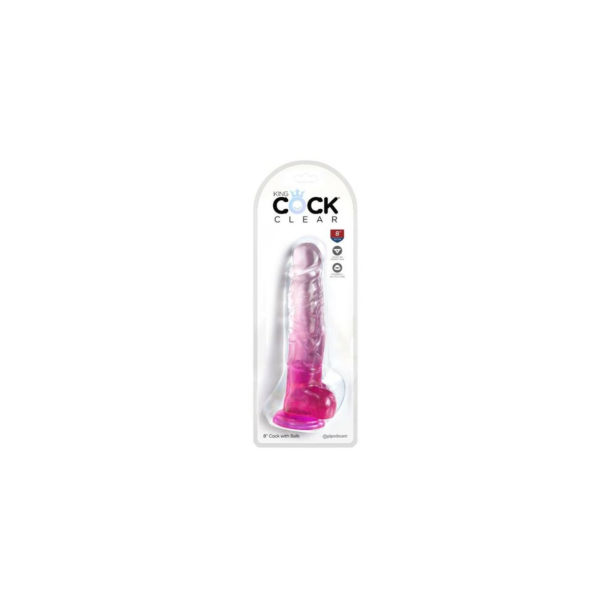 Dildo Realistico Pipedream - King Cock Rosa