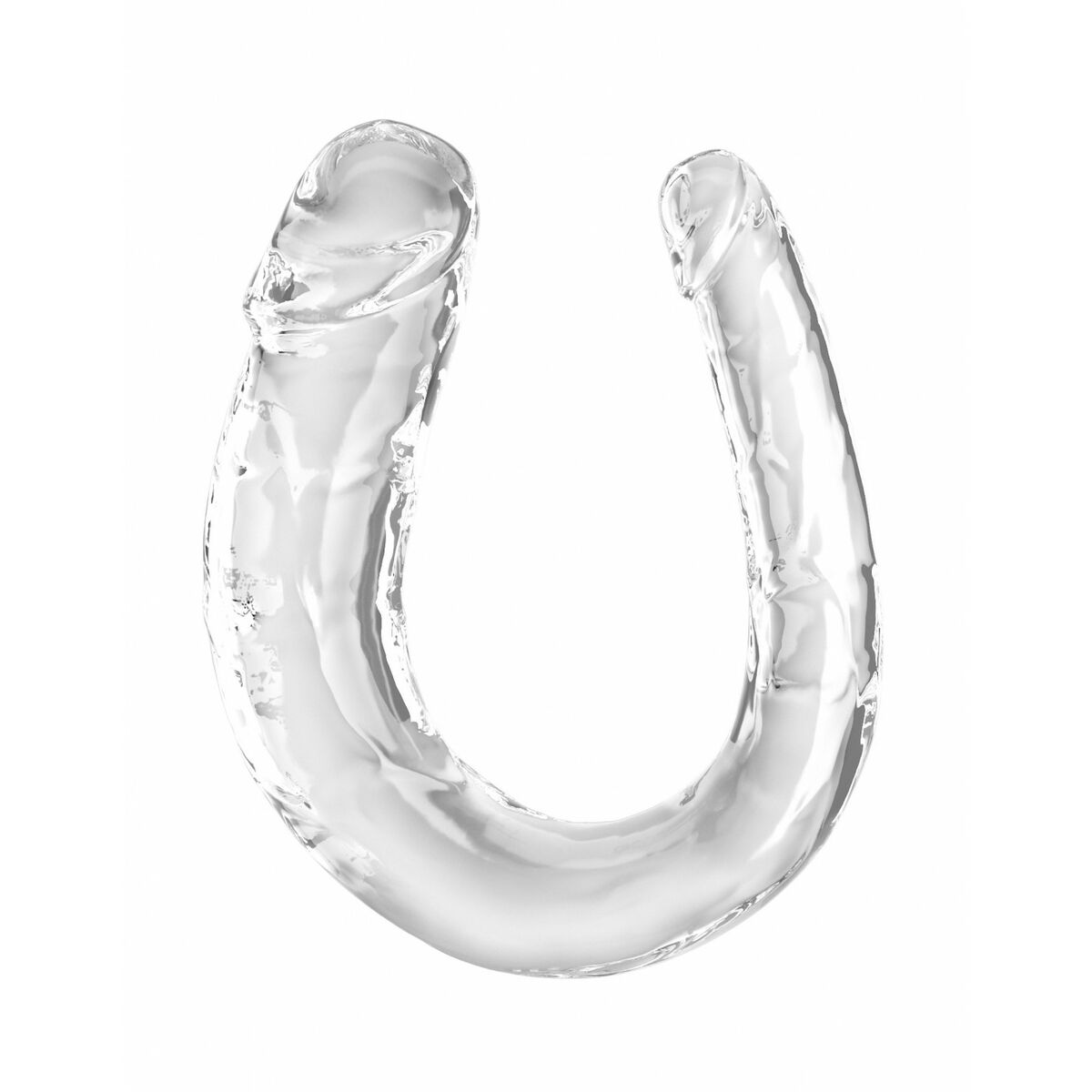 Masturbatore Doppia Penetrazione Pipedream - King Cock Trasparente