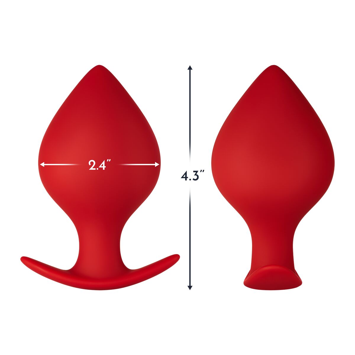 Plug Anale Forto Rosso