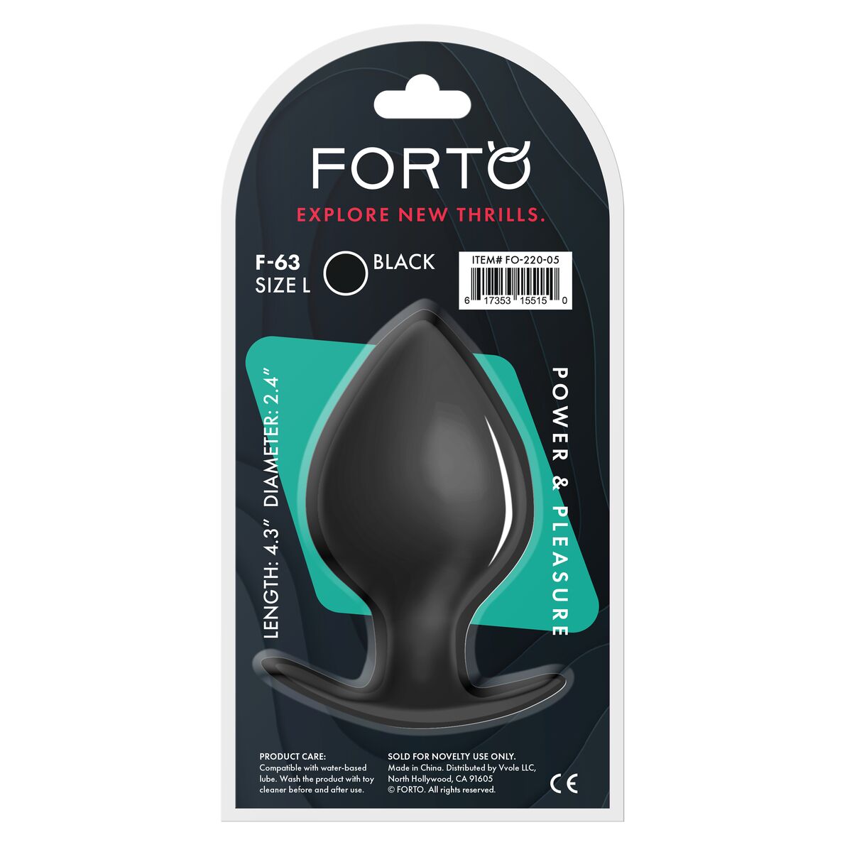 Plug Anale Forto Nero