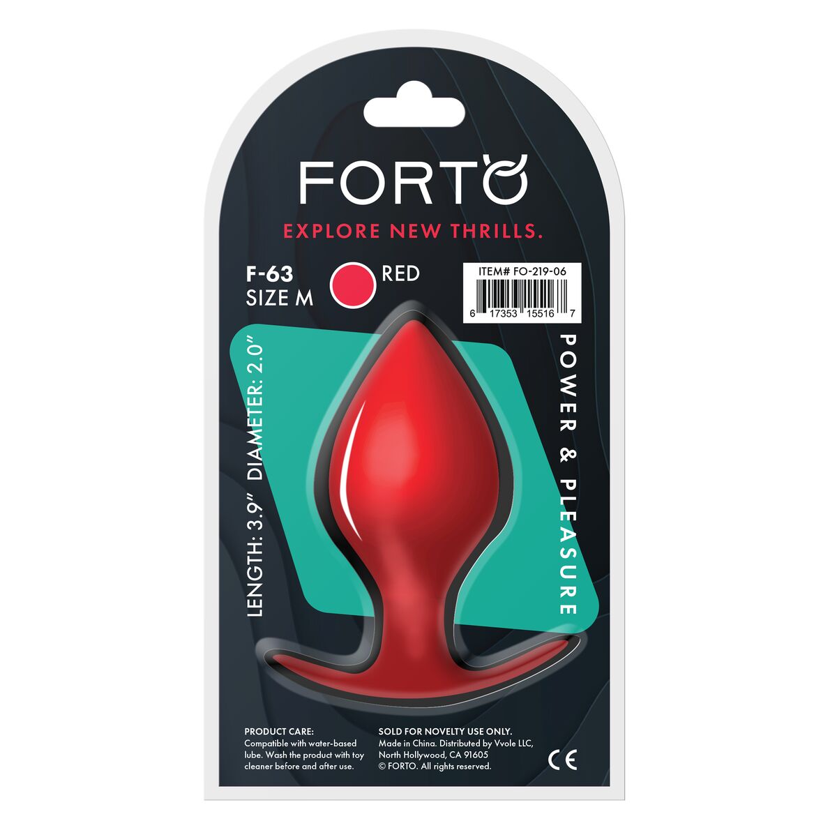 Plug Anale Forto Rosso