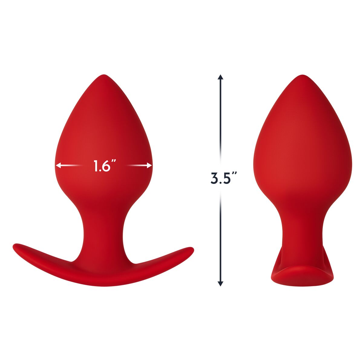 Plug Anale Forto Rosso