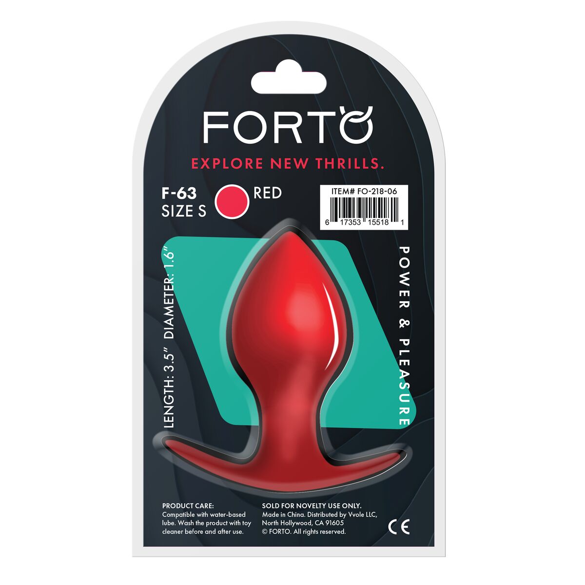 Plug Anale Forto Rosso