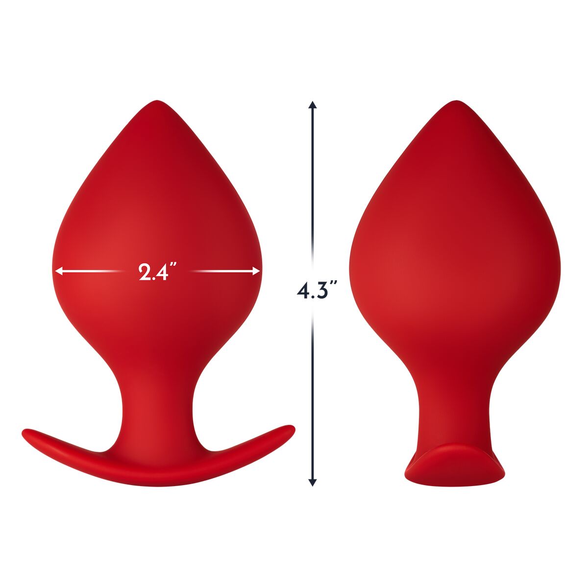 Plug Anale Forto Rosso