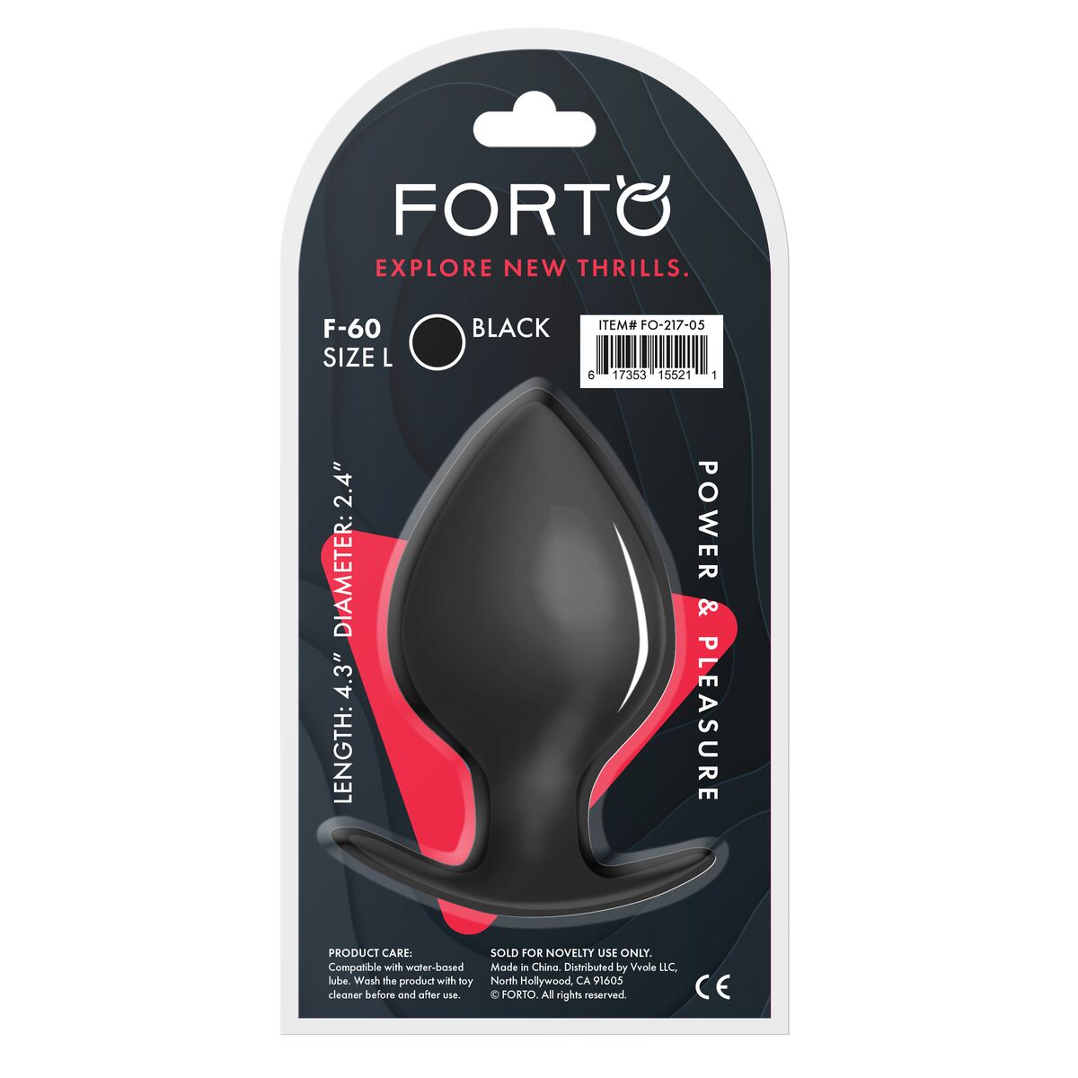 Plug Anale Forto Nero