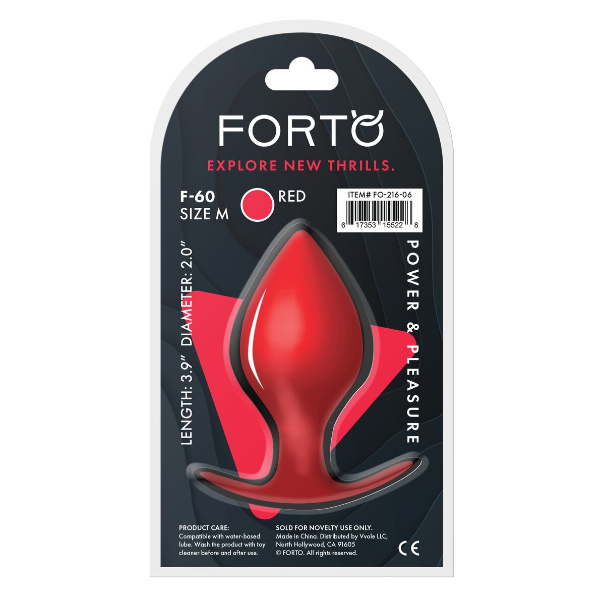Plug Anale Forto Rosso