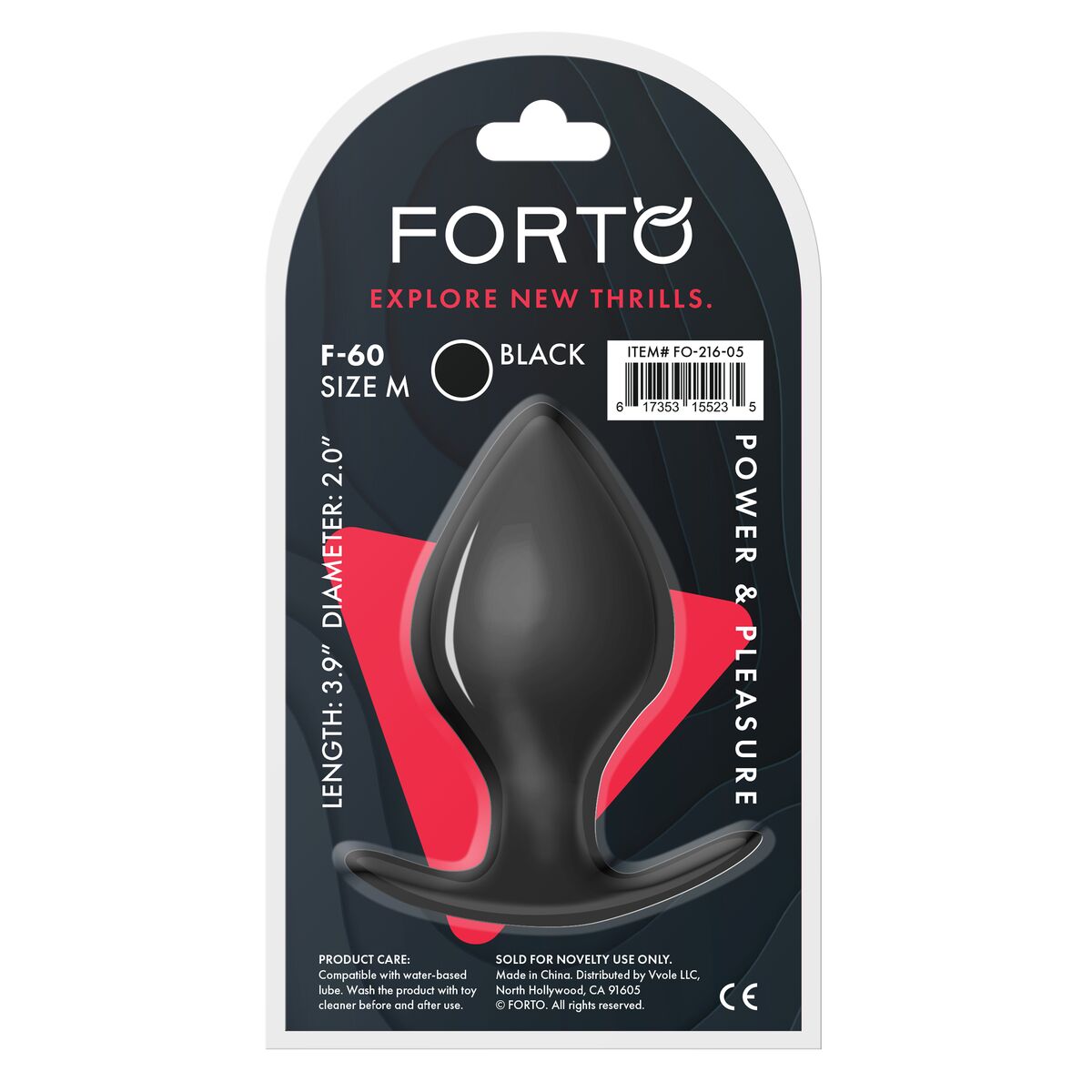 Plug Anale Forto Nero