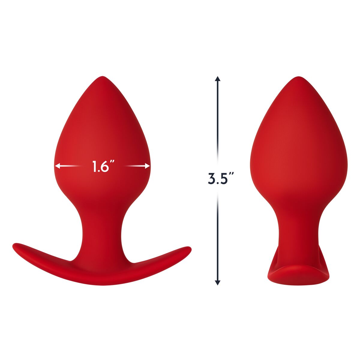 Plug Anale Forto Rosso