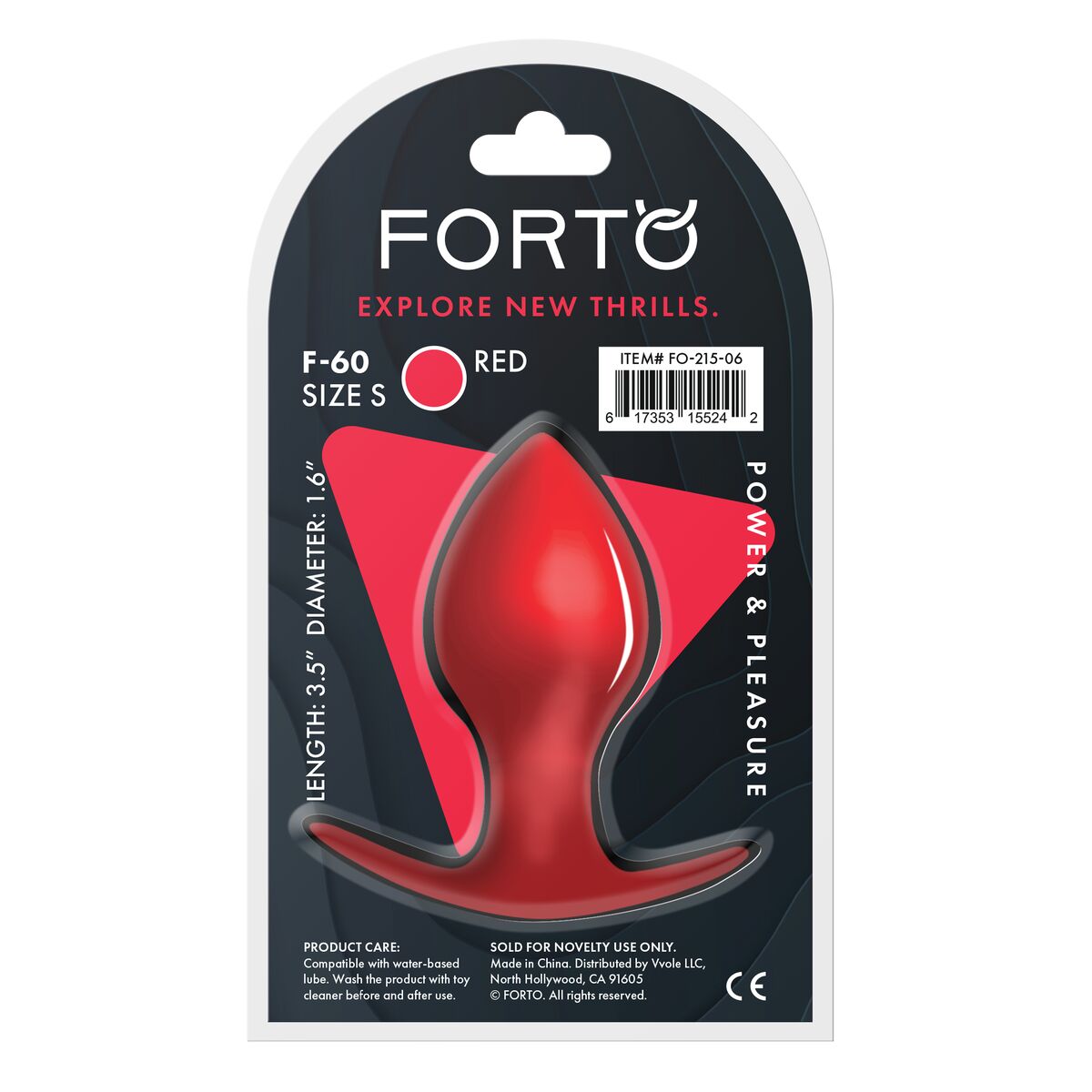 Plug Anale Forto Rosso