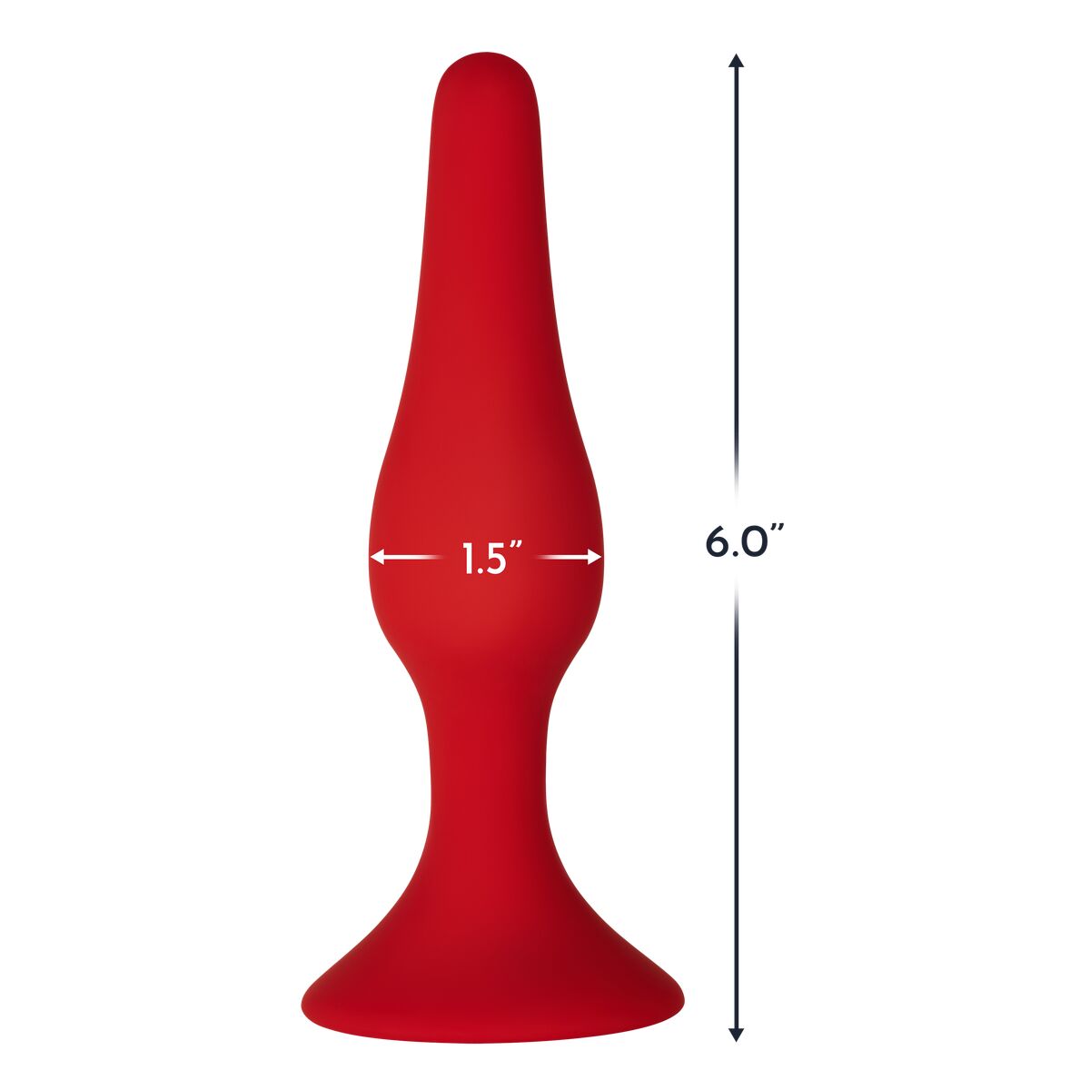 Plug Anale Forto Rosso