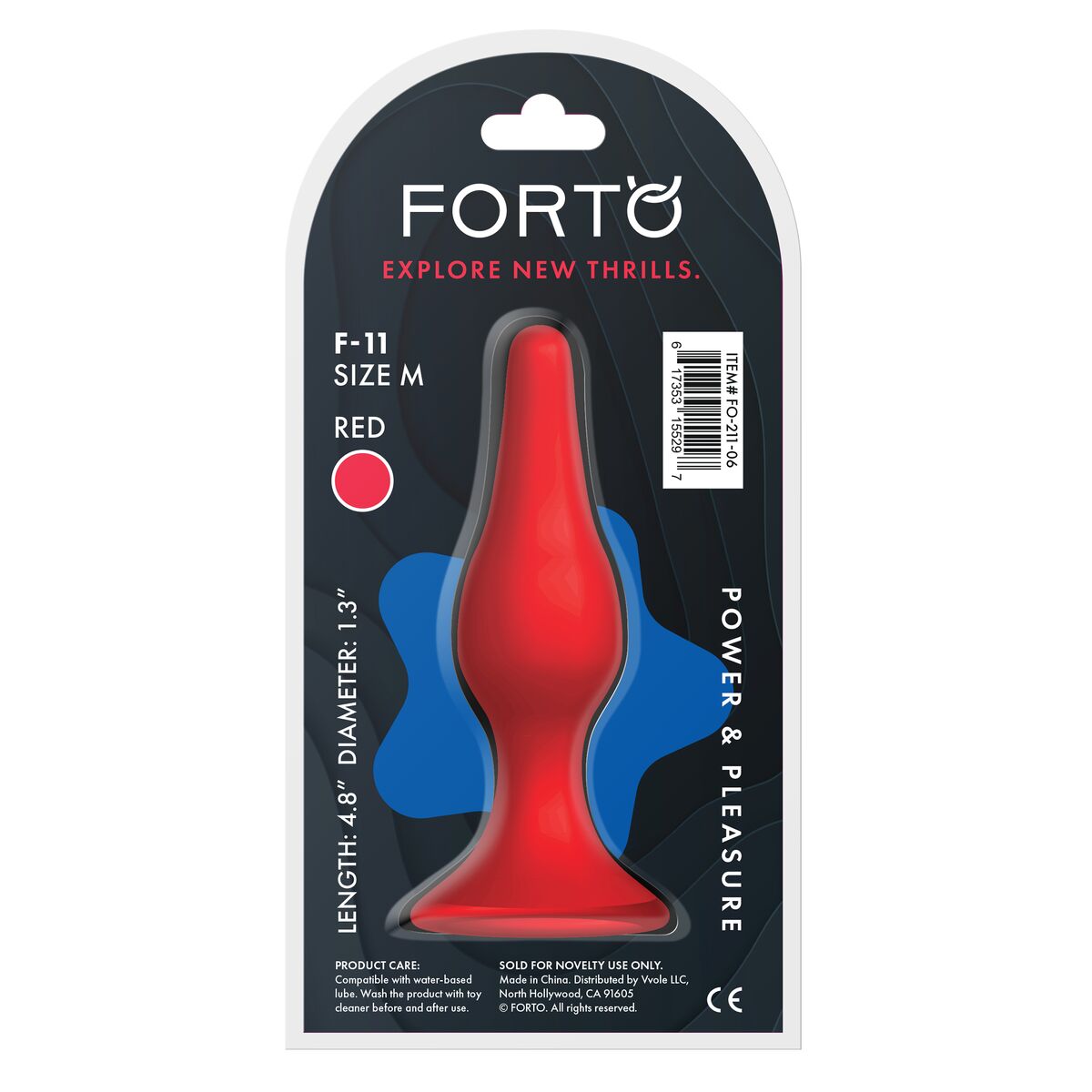 Plug Anale Forto Rosso
