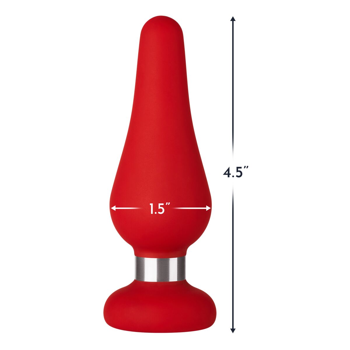 Plug Anale Forto Rosso