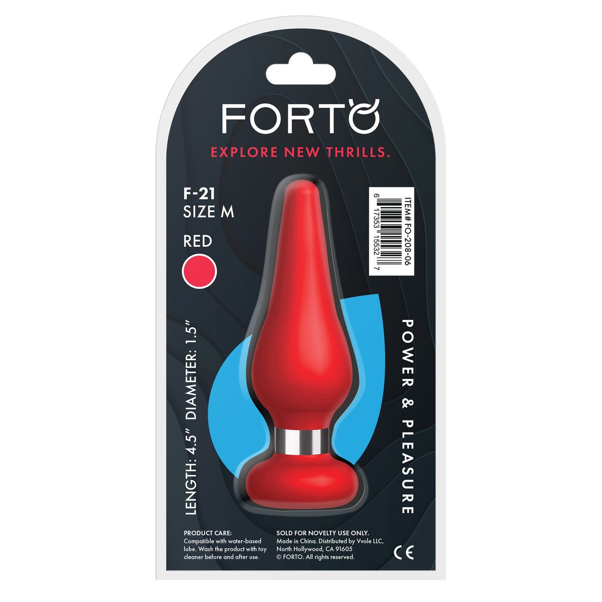 Plug Anale Forto Rosso