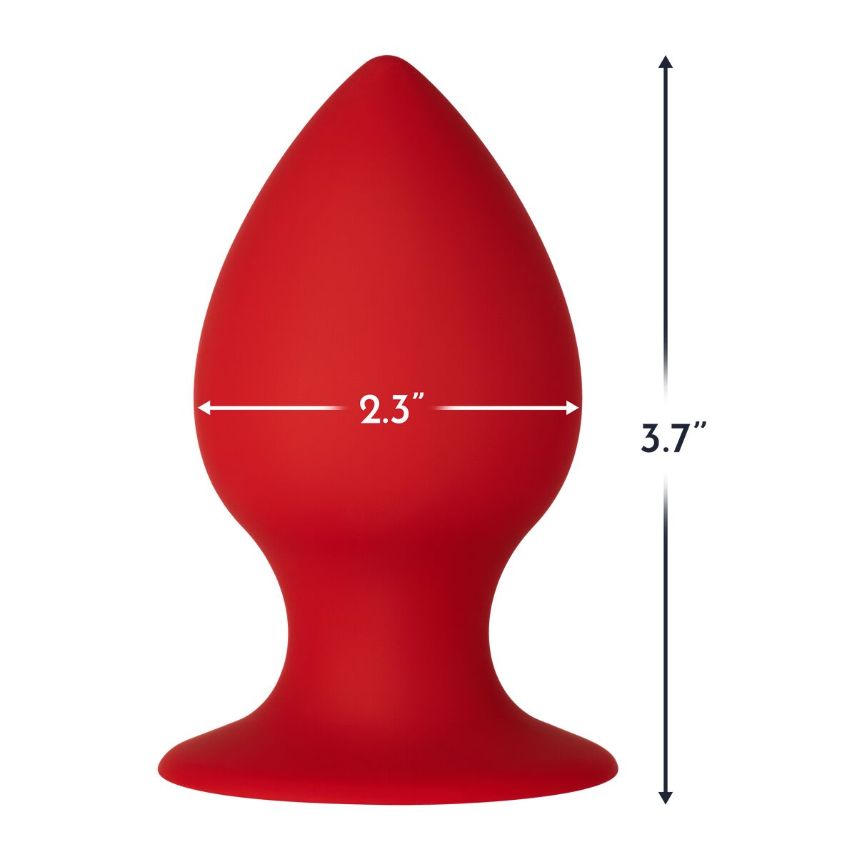 Plug Anale Forto Rosso