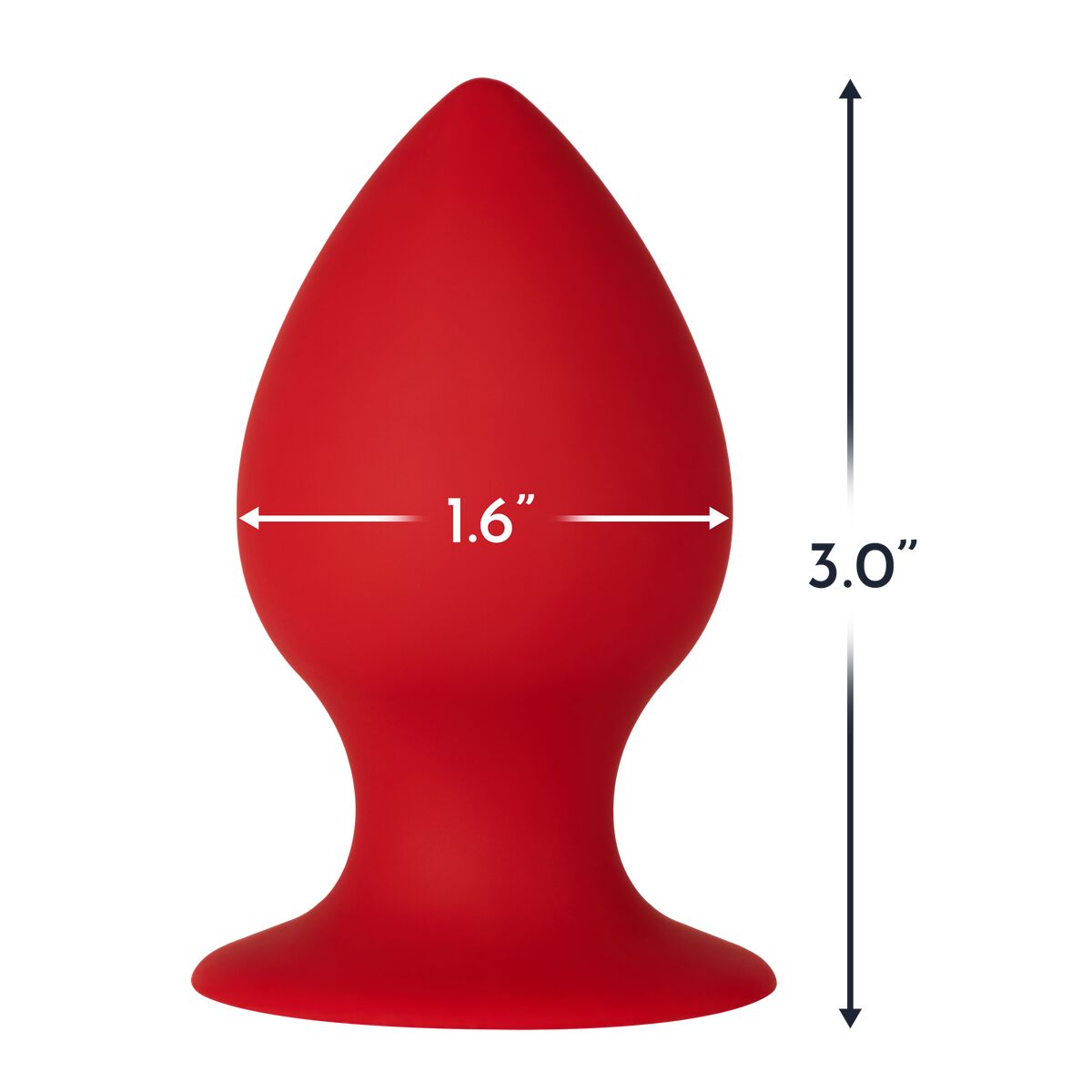 Plug Anale Forto Rosso