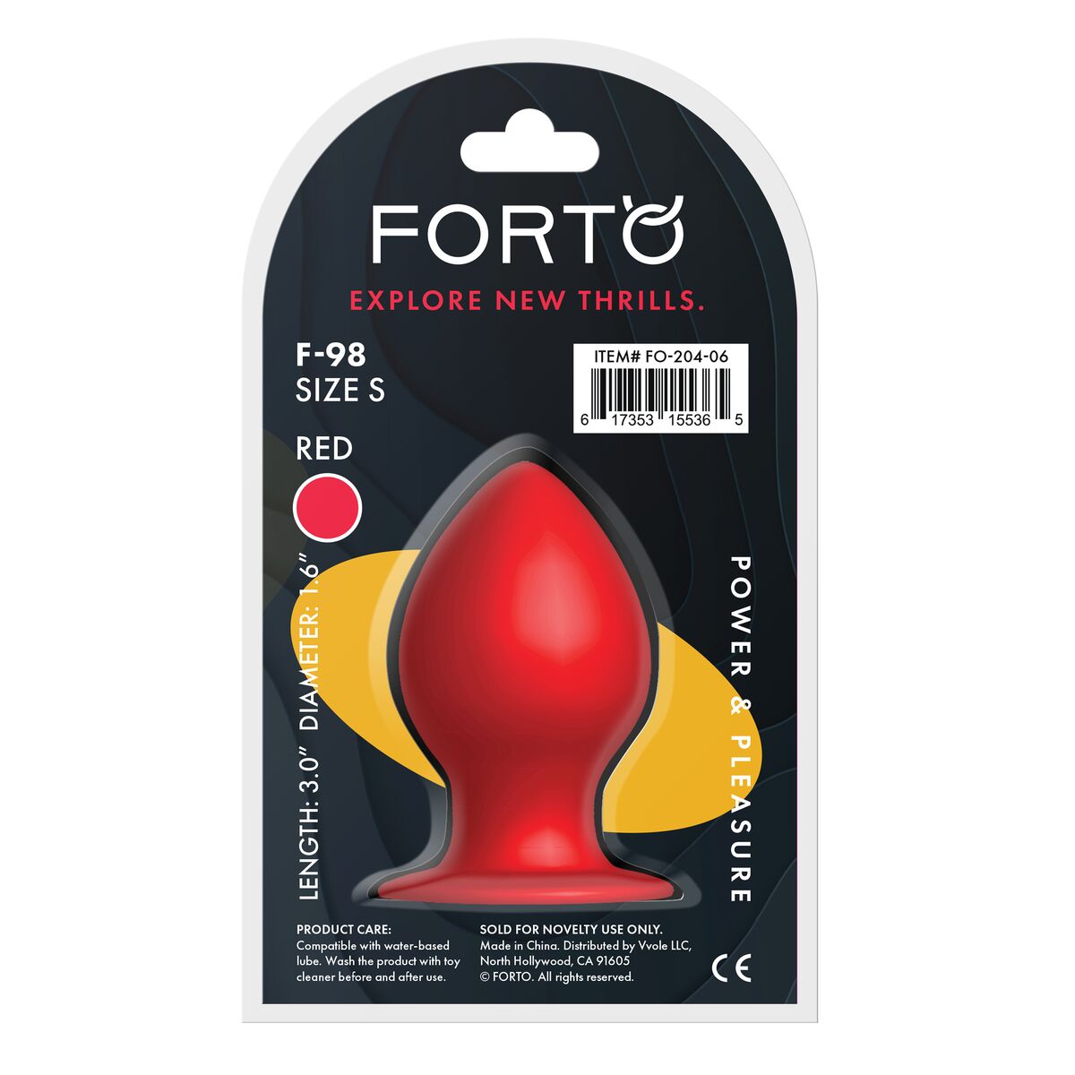 Plug Anale Forto Rosso