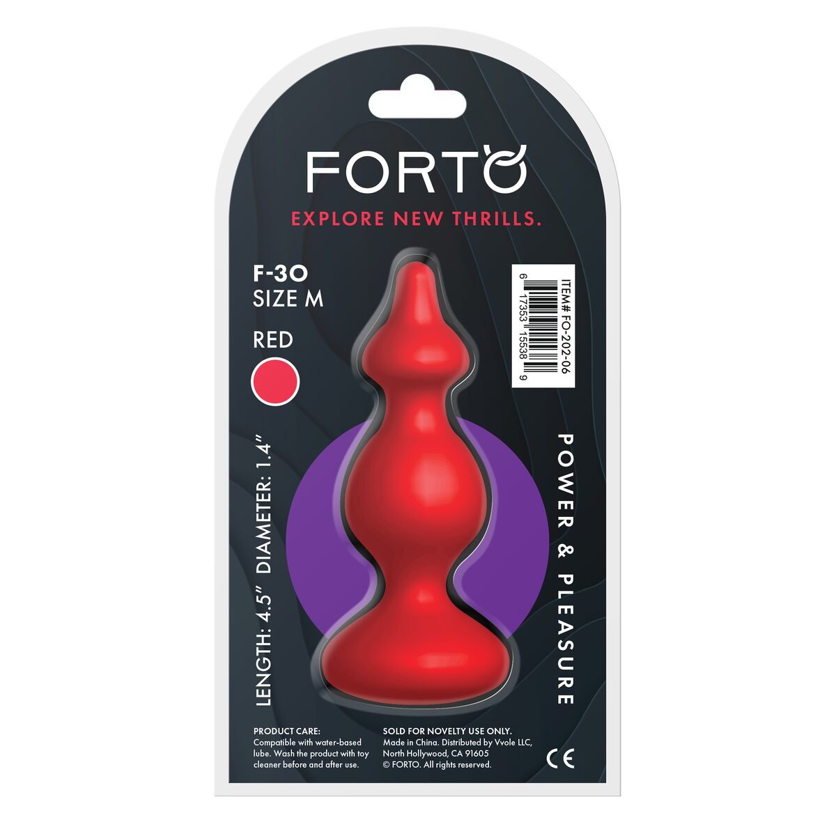 Plug Anale Forto Rosso