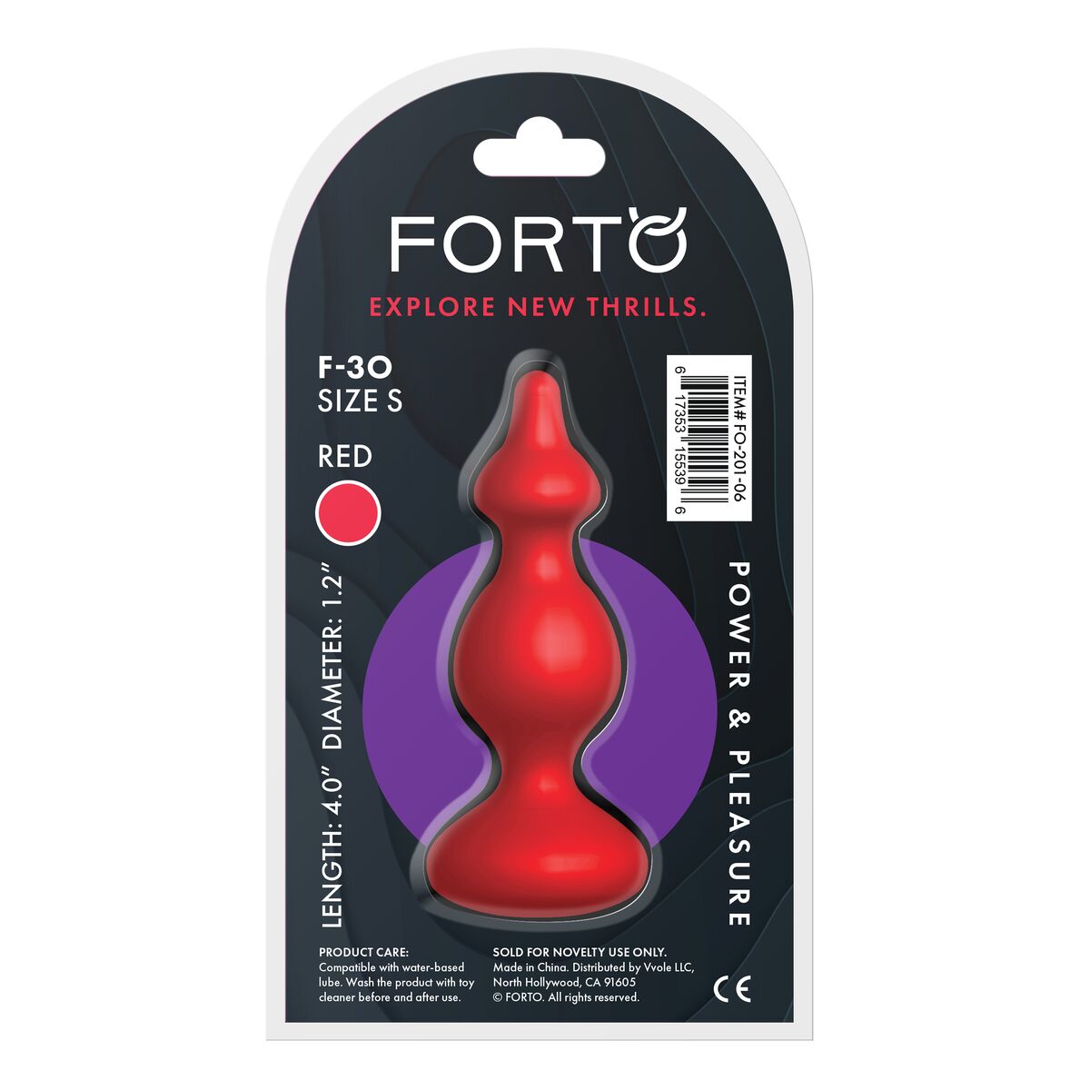 Plug Anale Forto Rosso