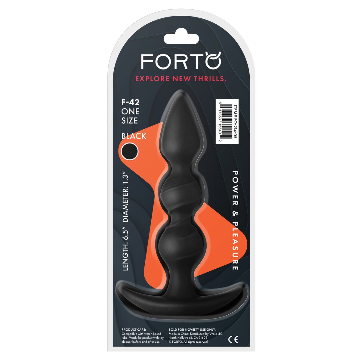 Plug Anale Forto Nero