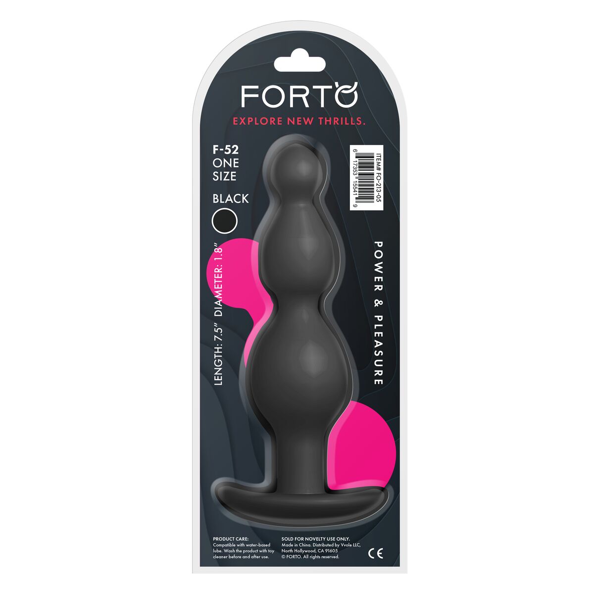 Plug Anale Forto Nero