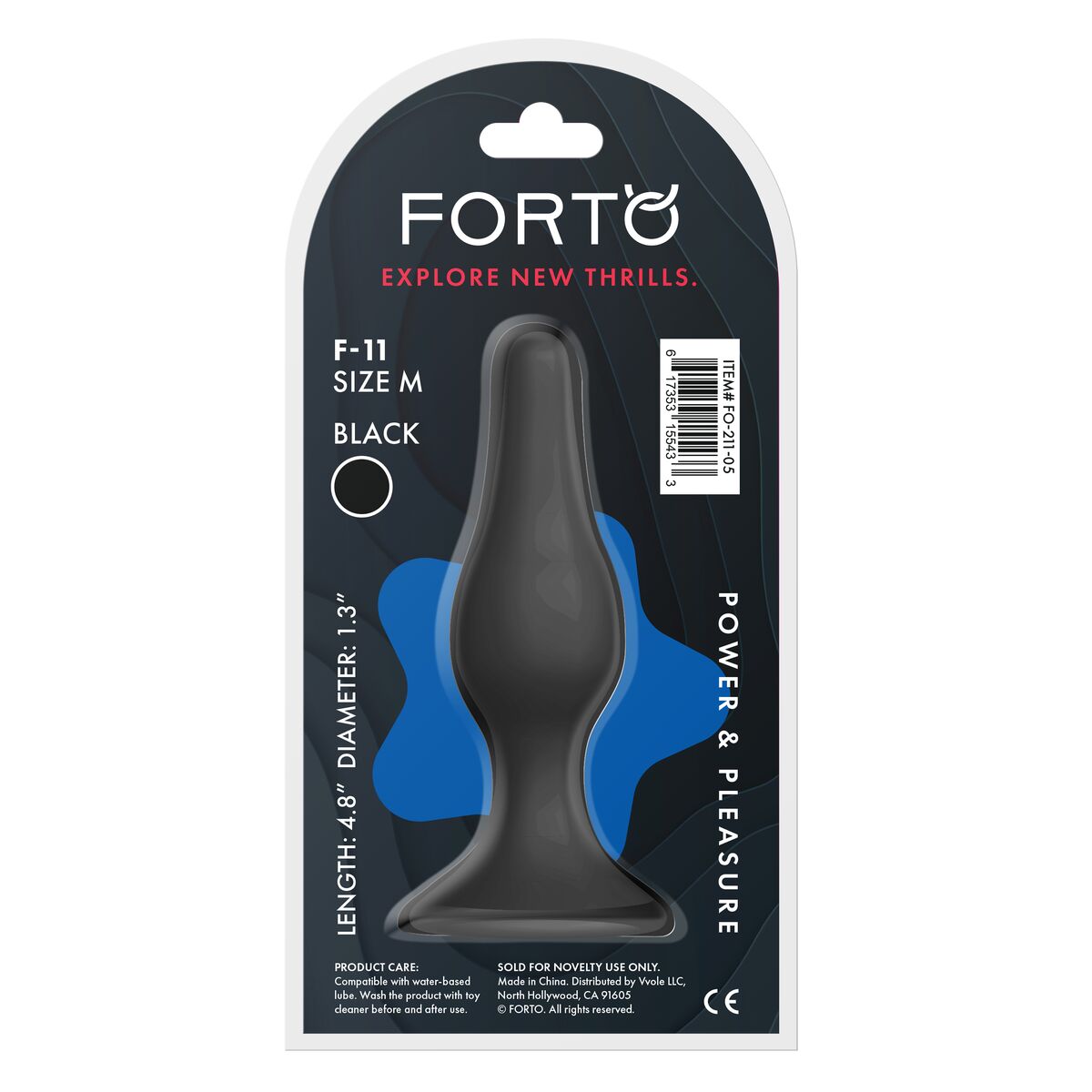 Plug Anale Forto Nero