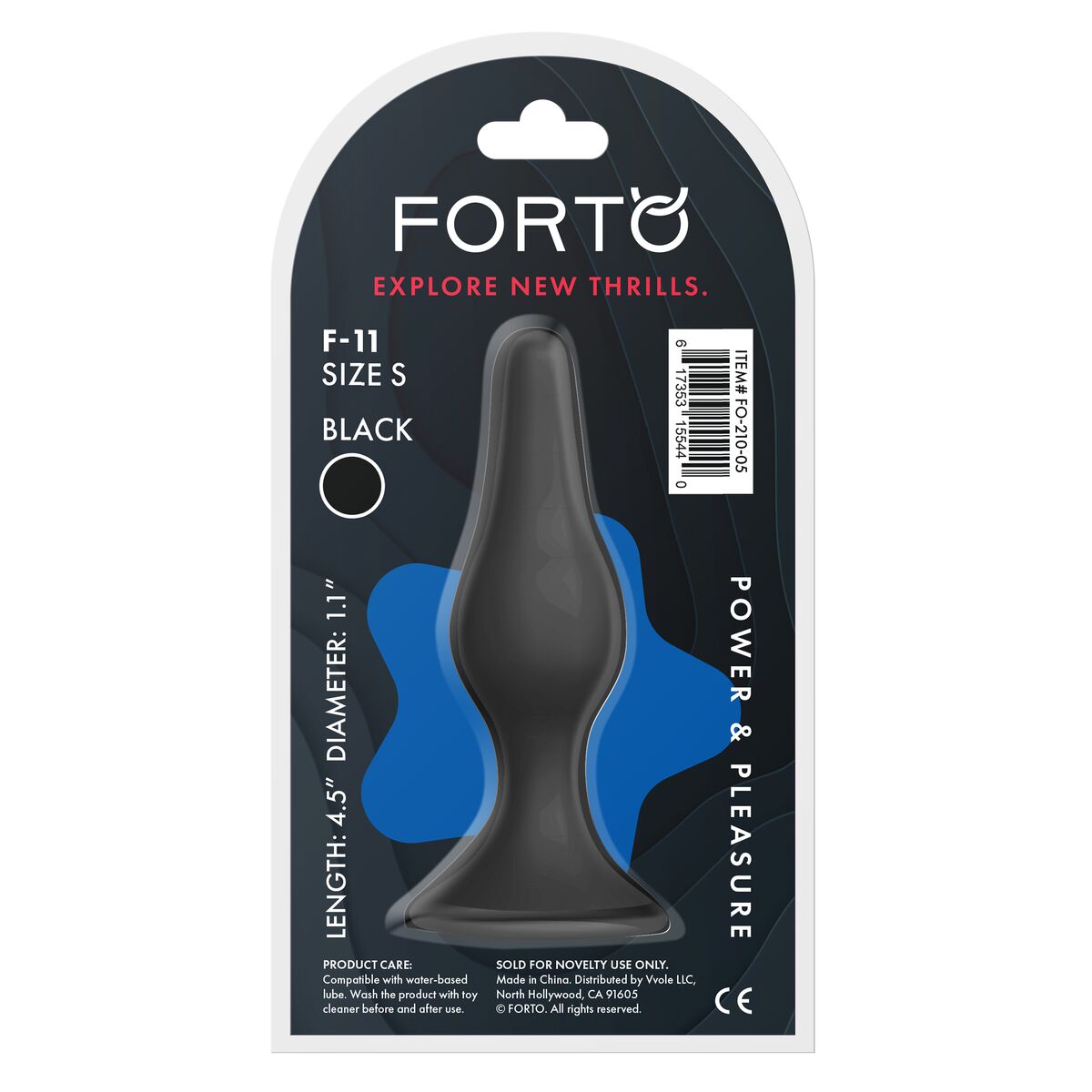 Plug Anale Forto Nero