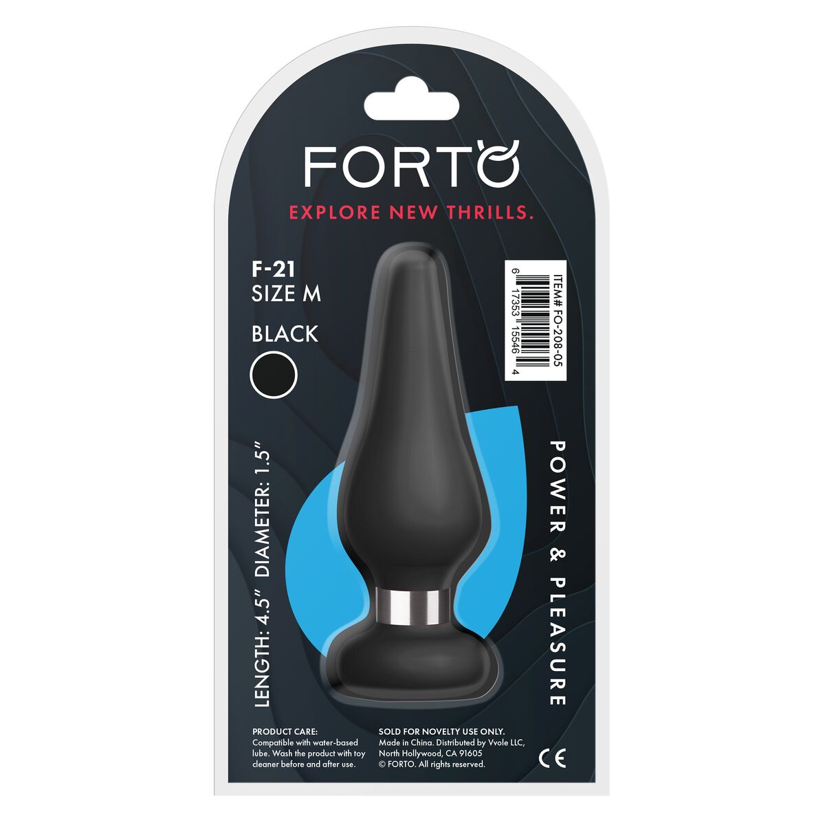 Plug Anale Forto Nero