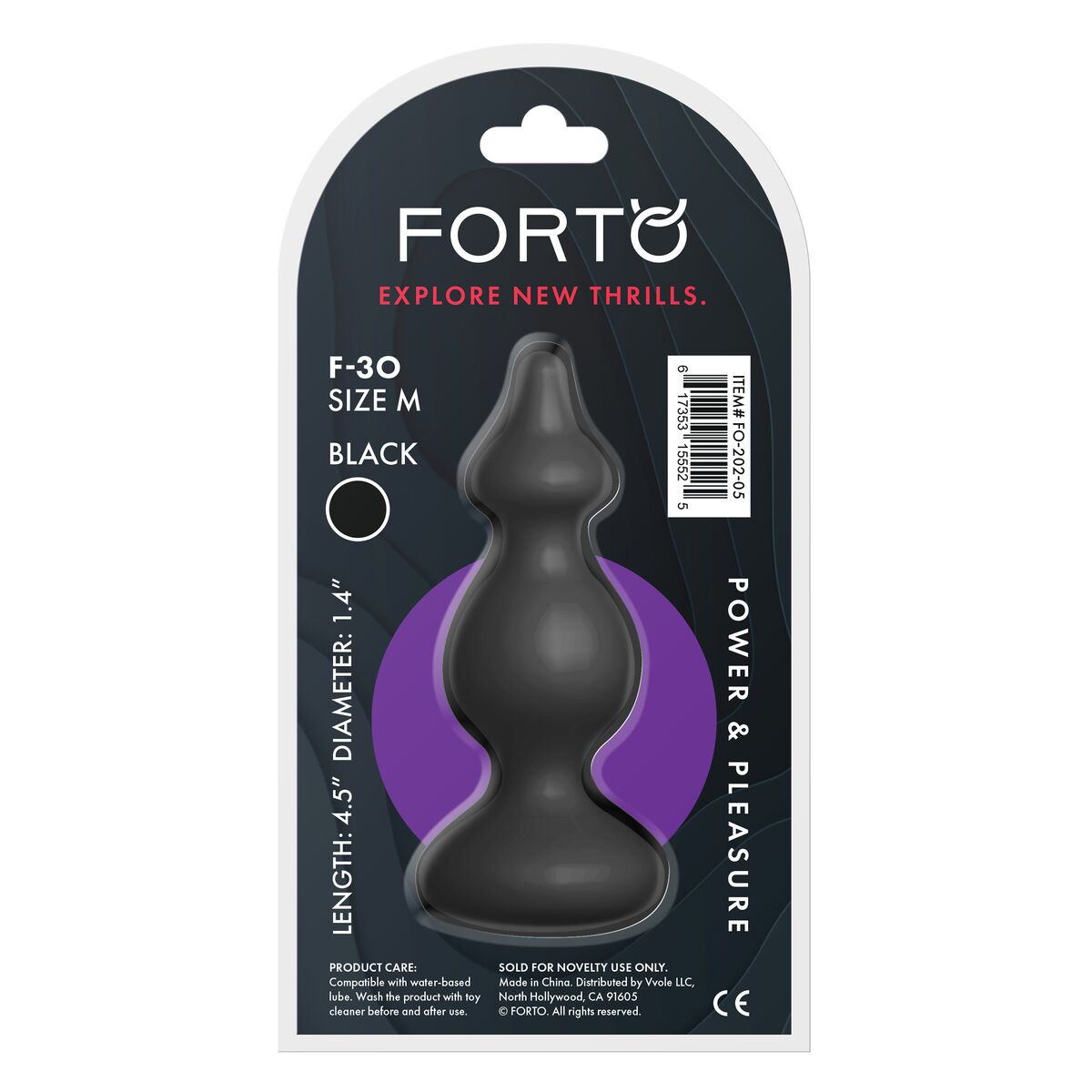 Plug Anale Forto Nero