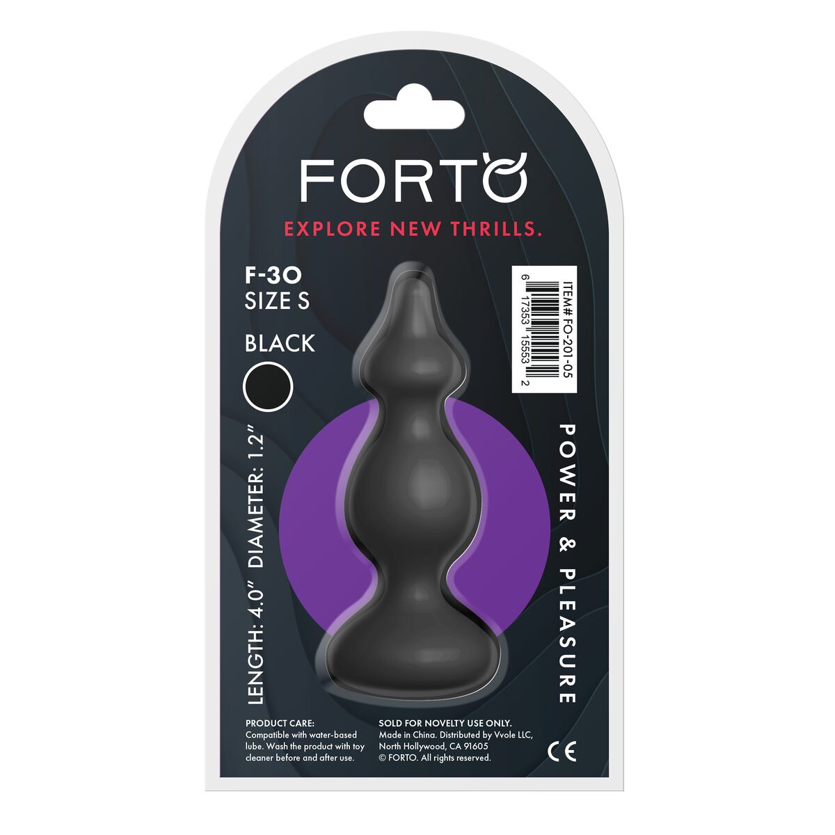 Plug Anale Forto Nero