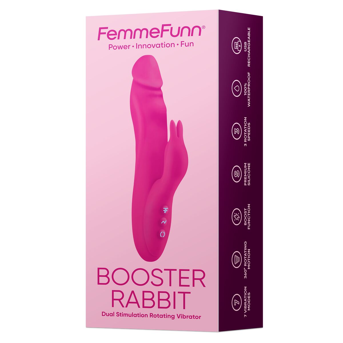 Vibratore per il Punto-G FemmeFunn Rabbit Rosa